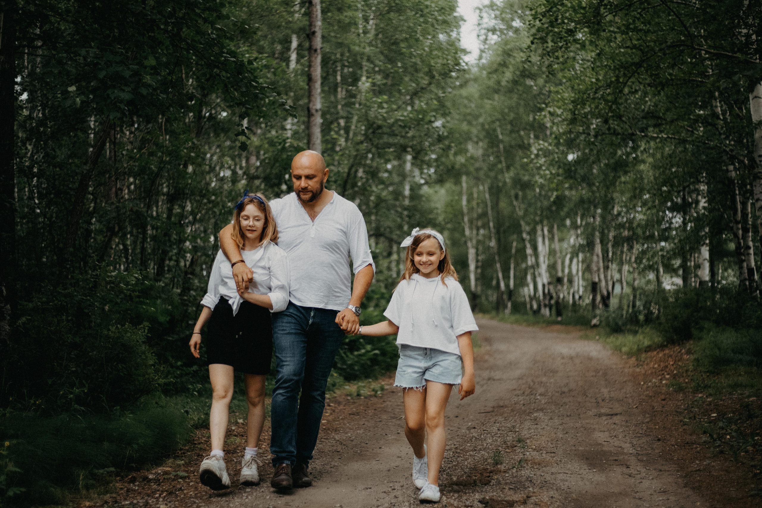 Папа и дочки. Семейный и детский фотограф город Тында Дарья