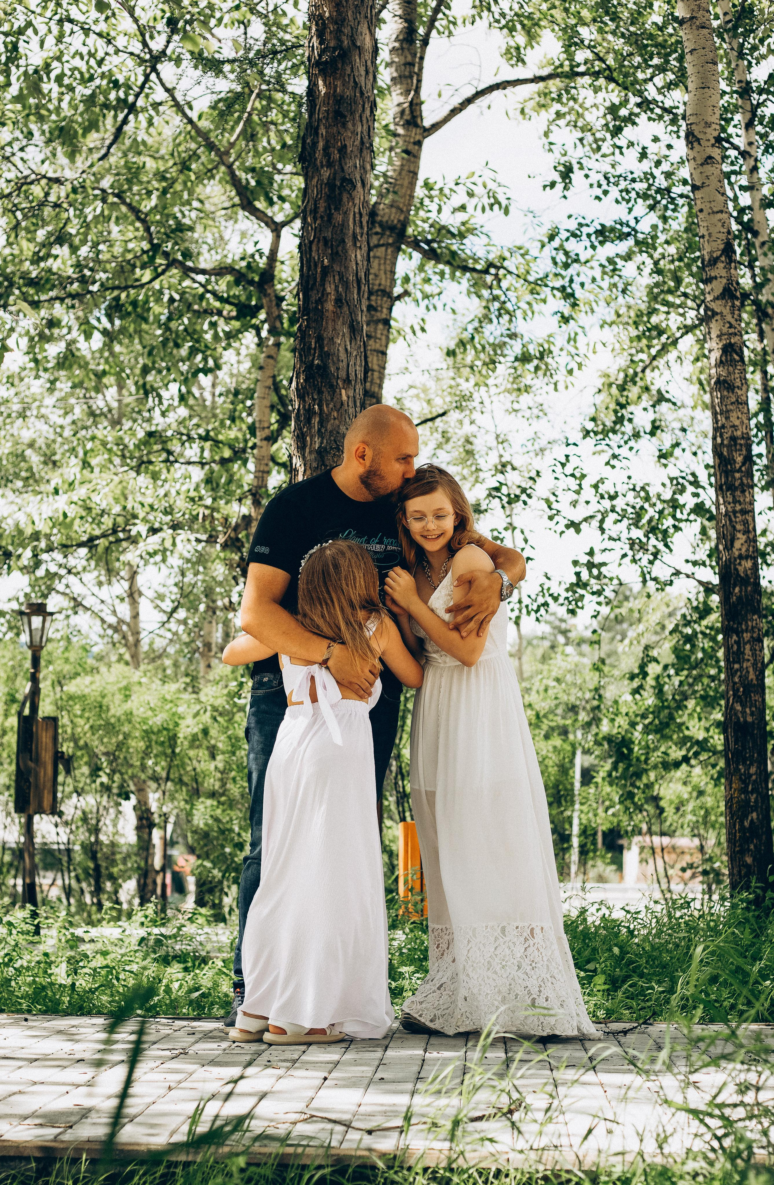 Папа и дочки. Семейный и детский фотограф город Тында Дарья