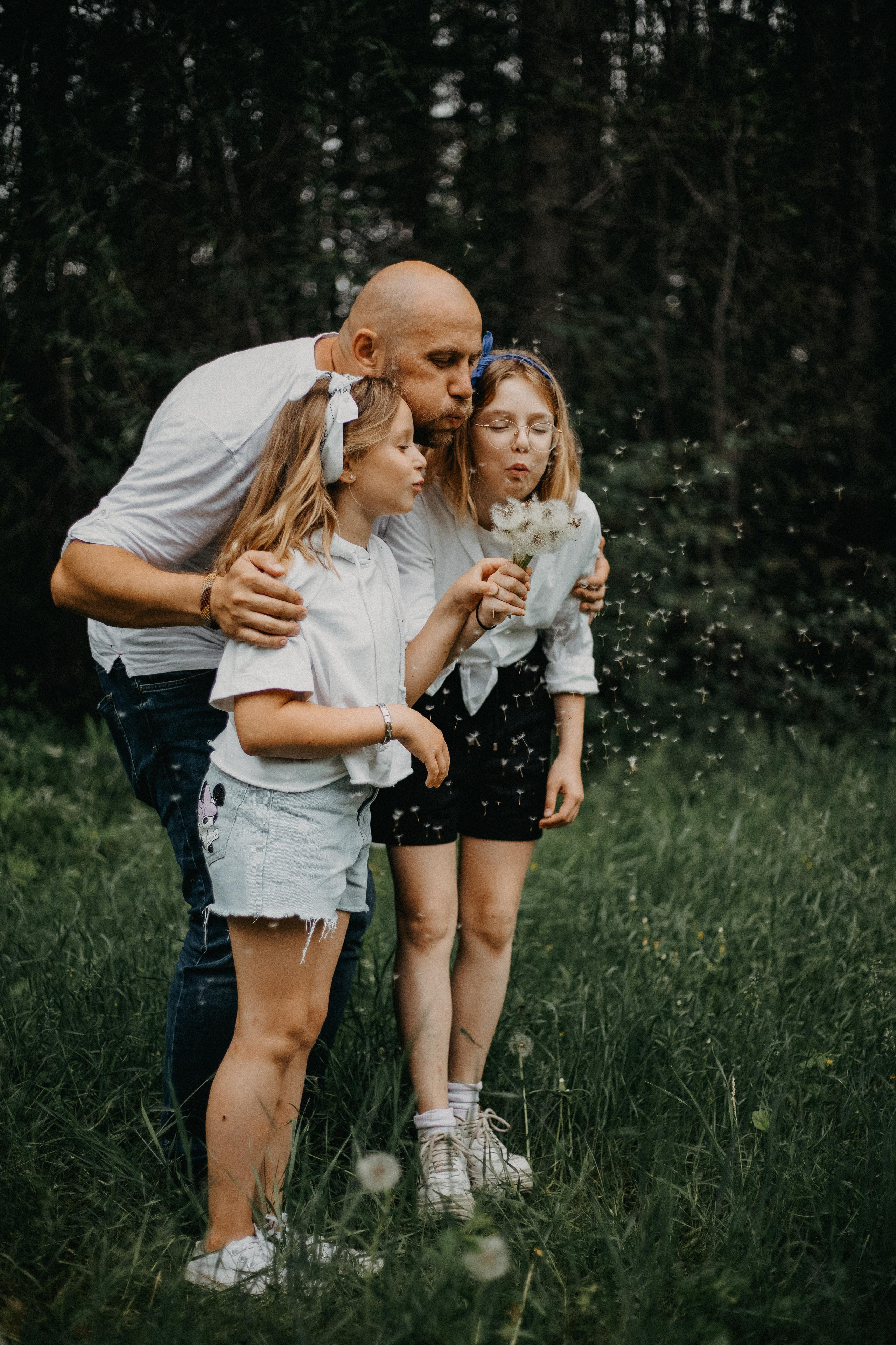 Папа и дочки. Семейный и детский фотограф город Тында Дарья