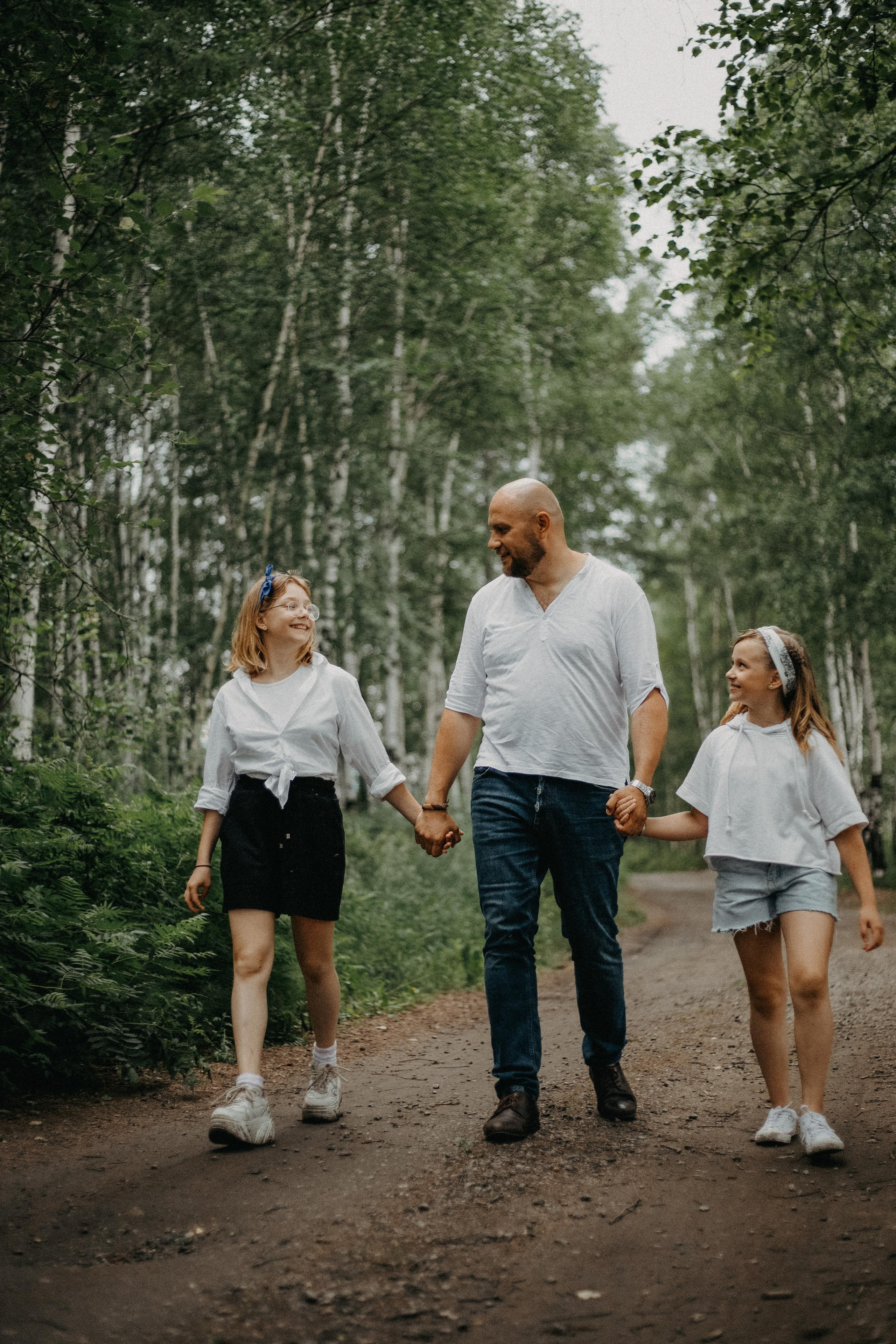 Папа и дочки. Семейный и детский фотограф город Тында Дарья