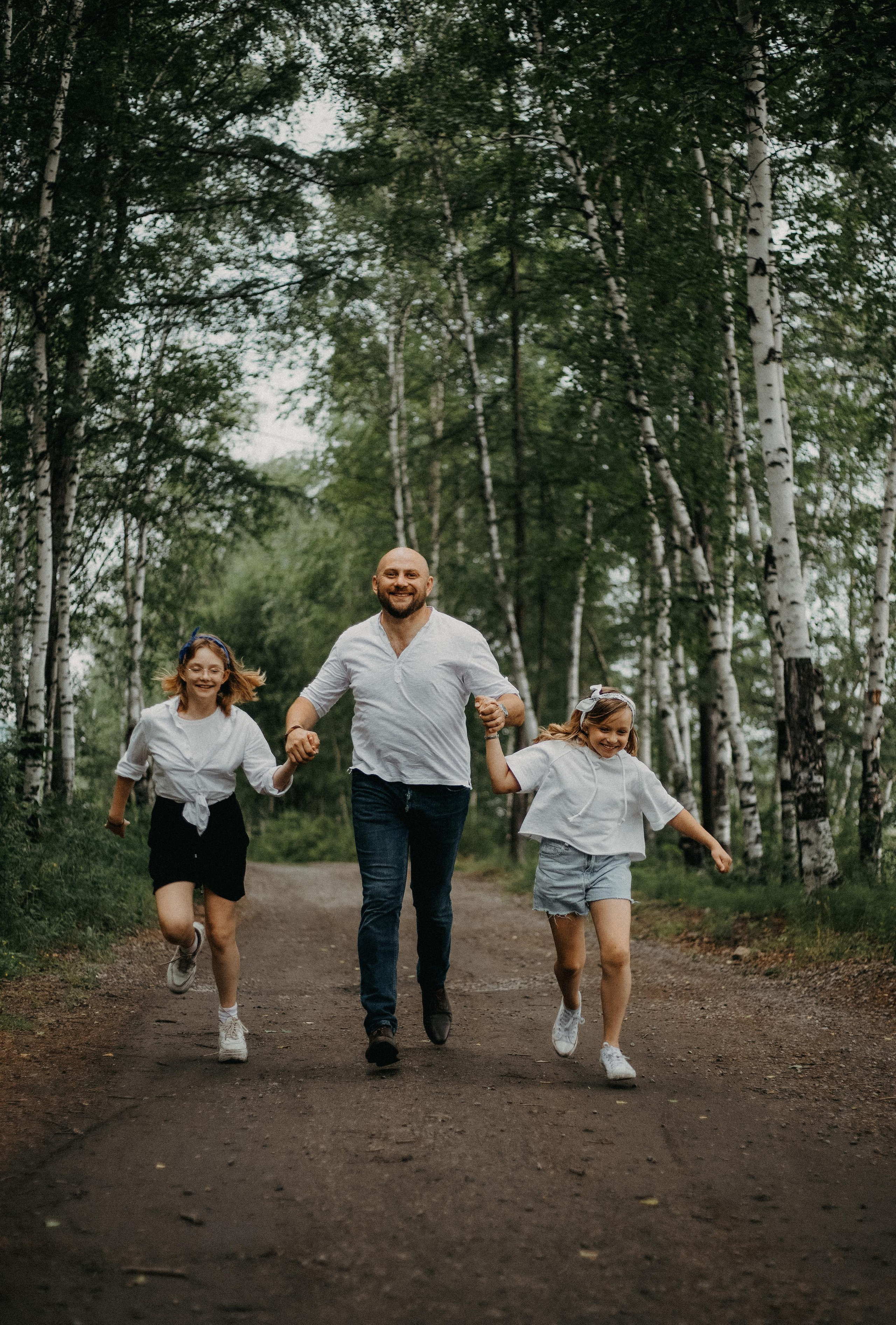 Папа и дочки. Семейный и детский фотограф город Тында Дарья