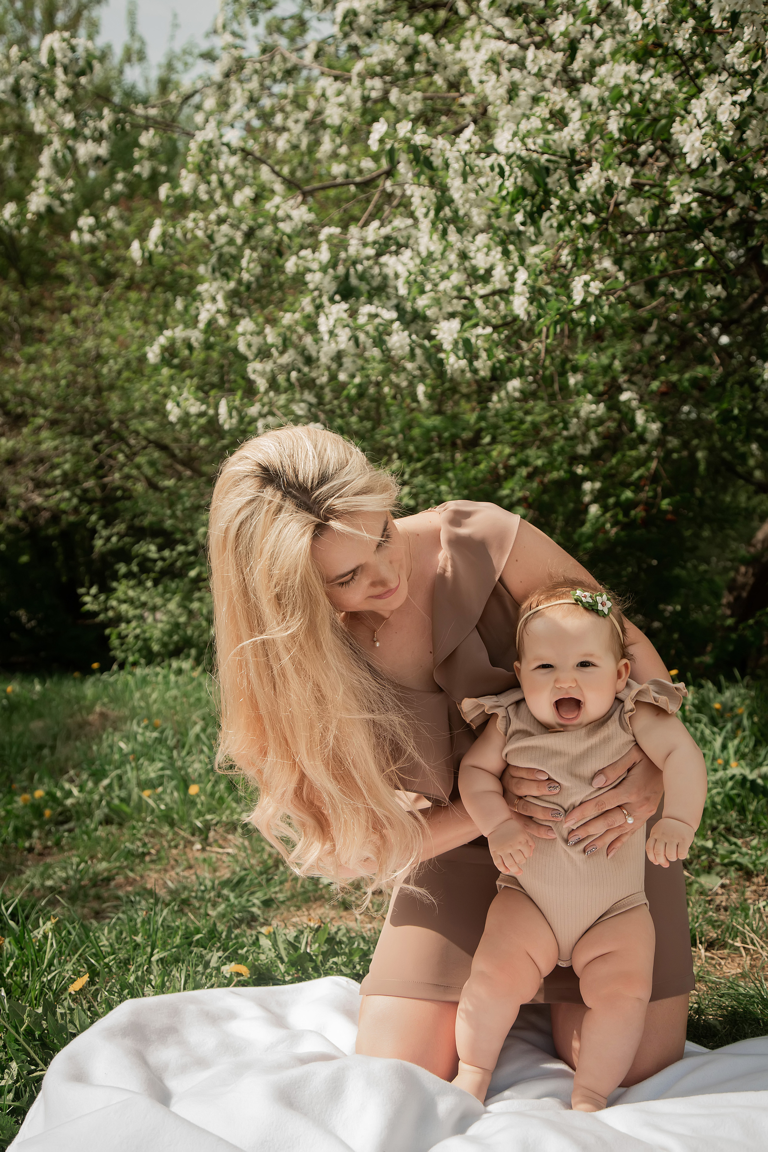 Мама и Дочка (6 месяцев). Фотограф в Киселёвске Татьяна Трухалева