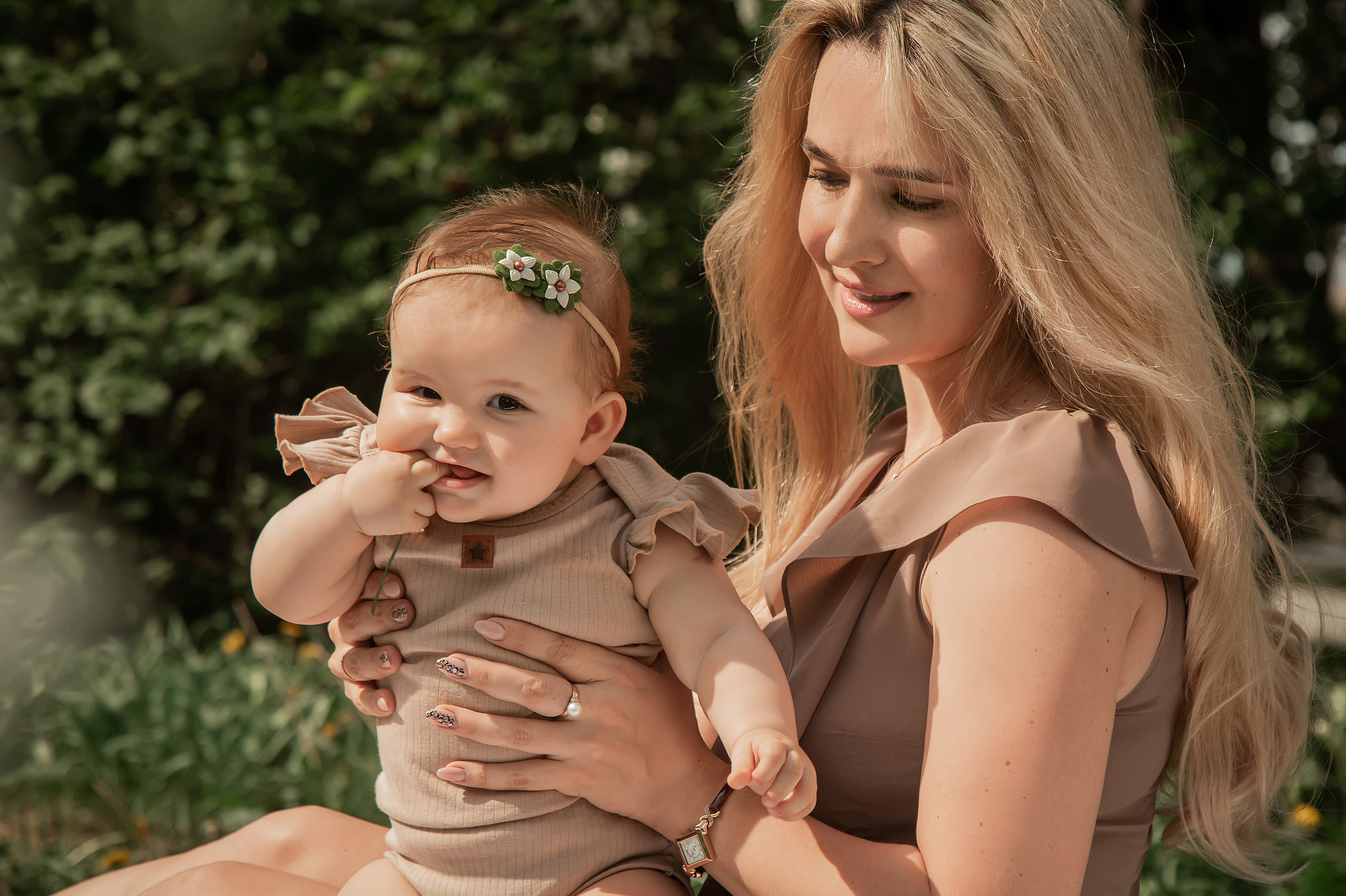 Мама и Дочка (6 месяцев). Фотограф в Киселёвске Татьяна Трухалева