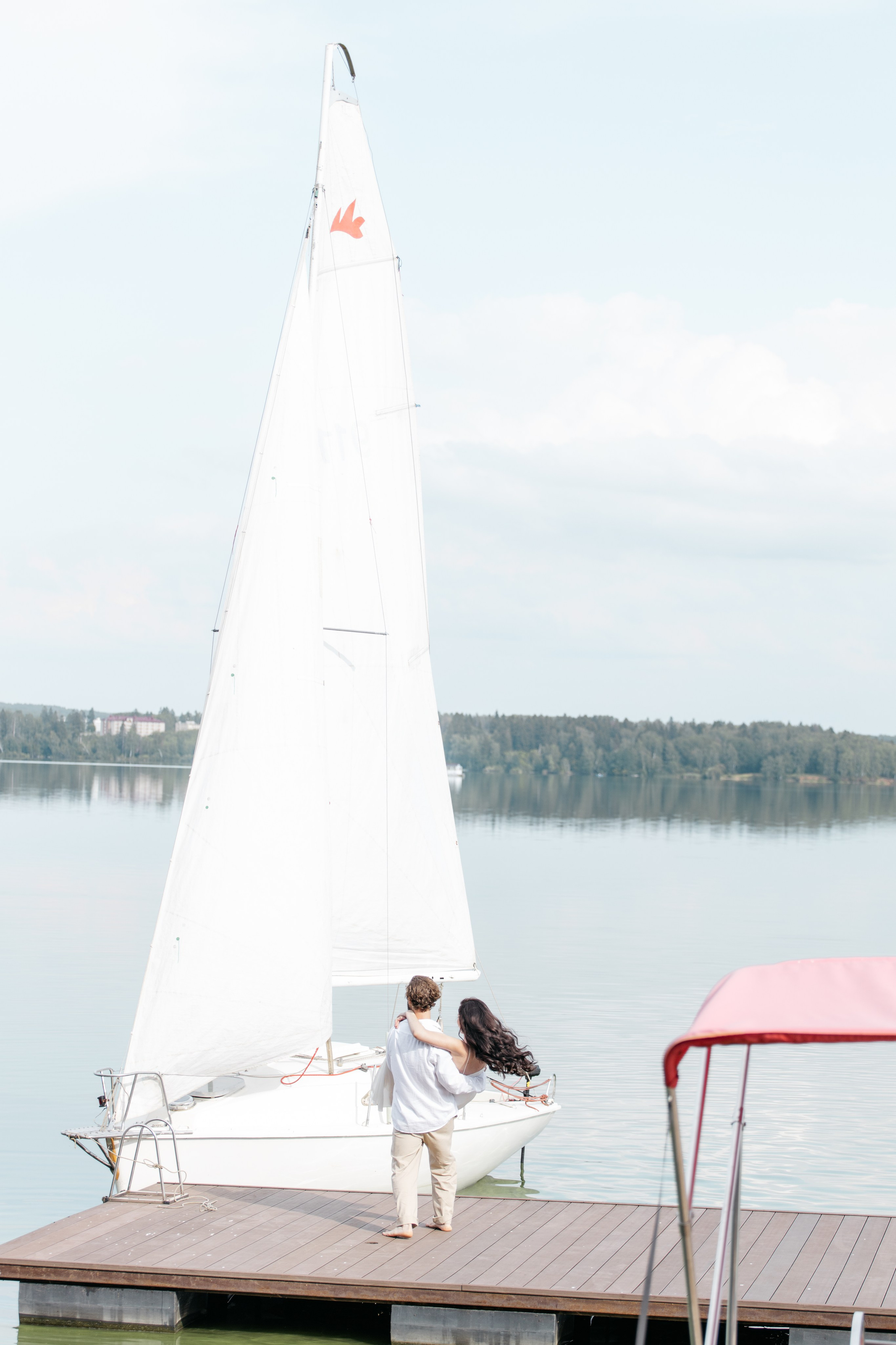 Яхта, парус, любовь. Свадебный фотограф в Москве Ольга Коржова