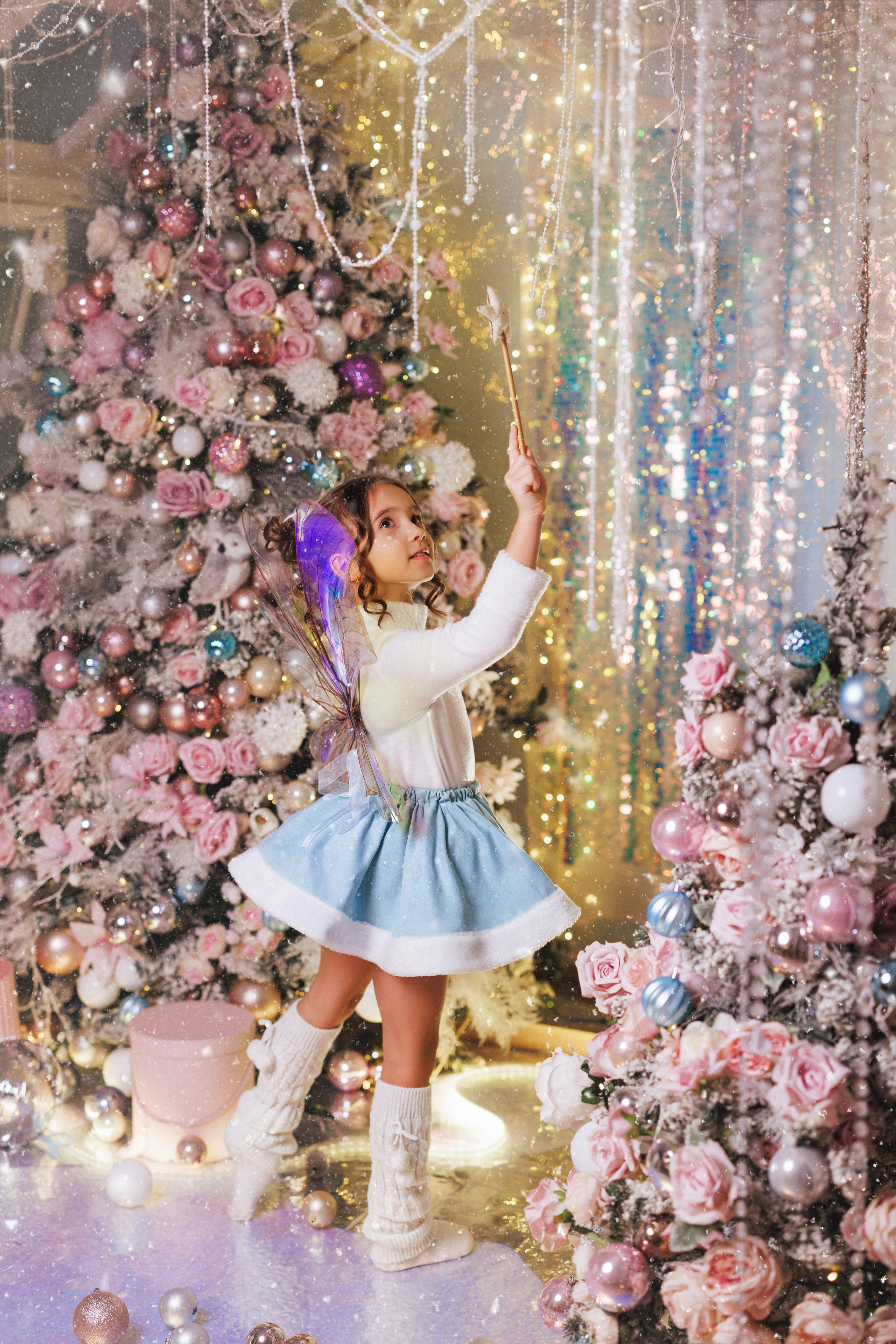 Детская фотосессия «Зимняя Фея», фотостудия «Авторская» в городе Краснодар. Семейный и детский фотограф в Краснодаре Анна Трашкова