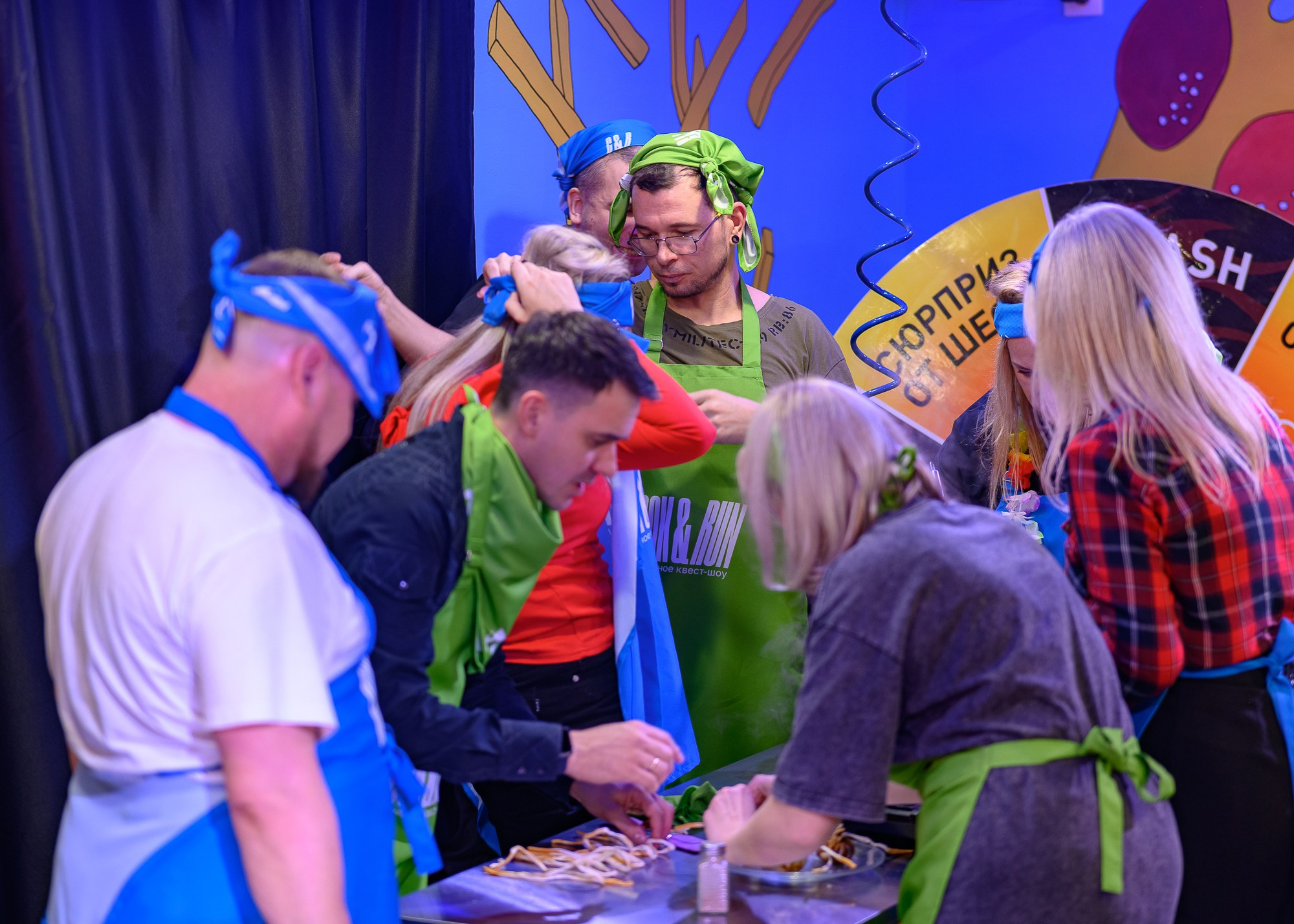 Кулинарный квест-шоу CooknRun. Фотограф Александр Данилов
