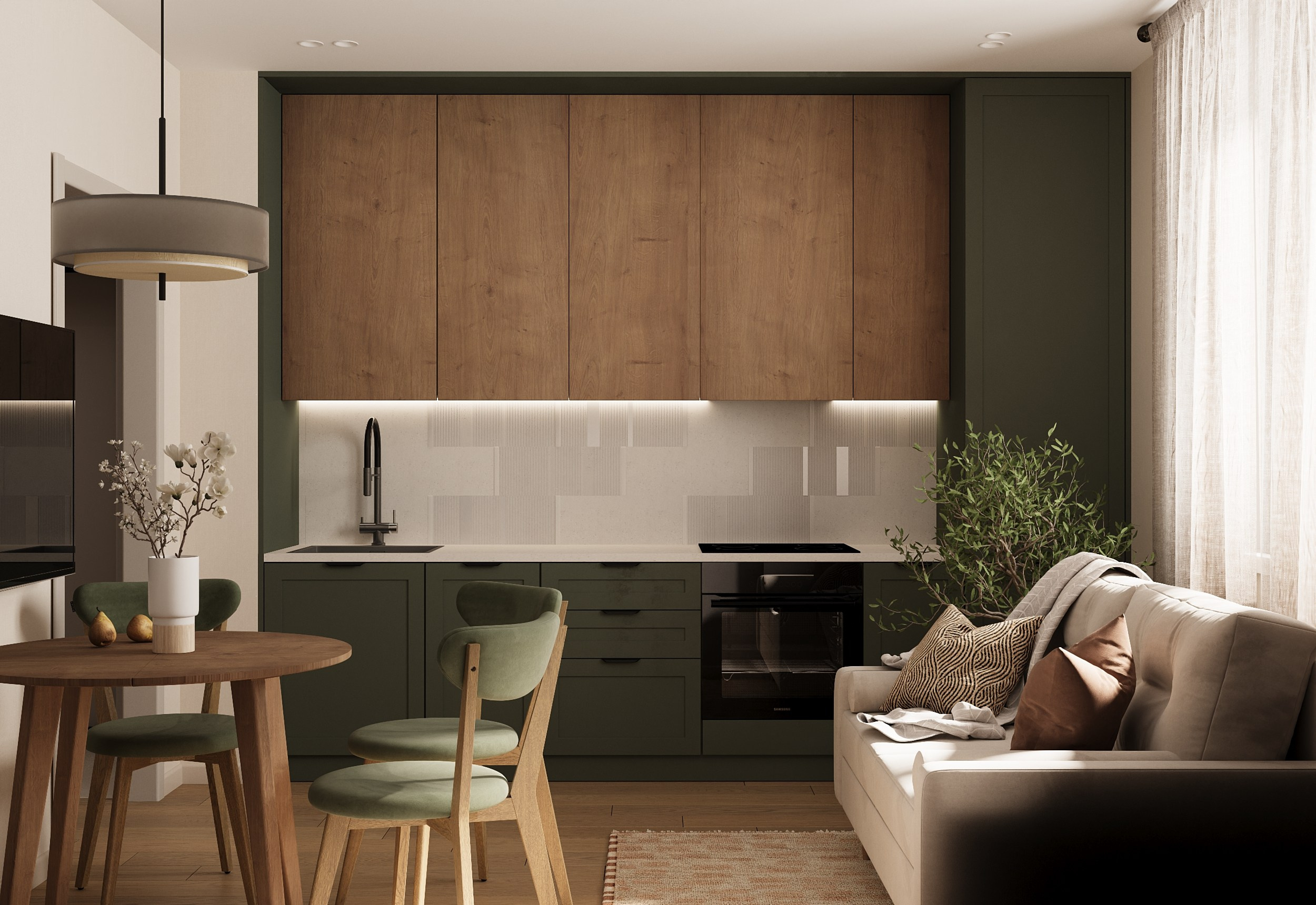 ЖК Открытие 65.8 м². Дизайнер интерьера квартир и частных домов в Казани