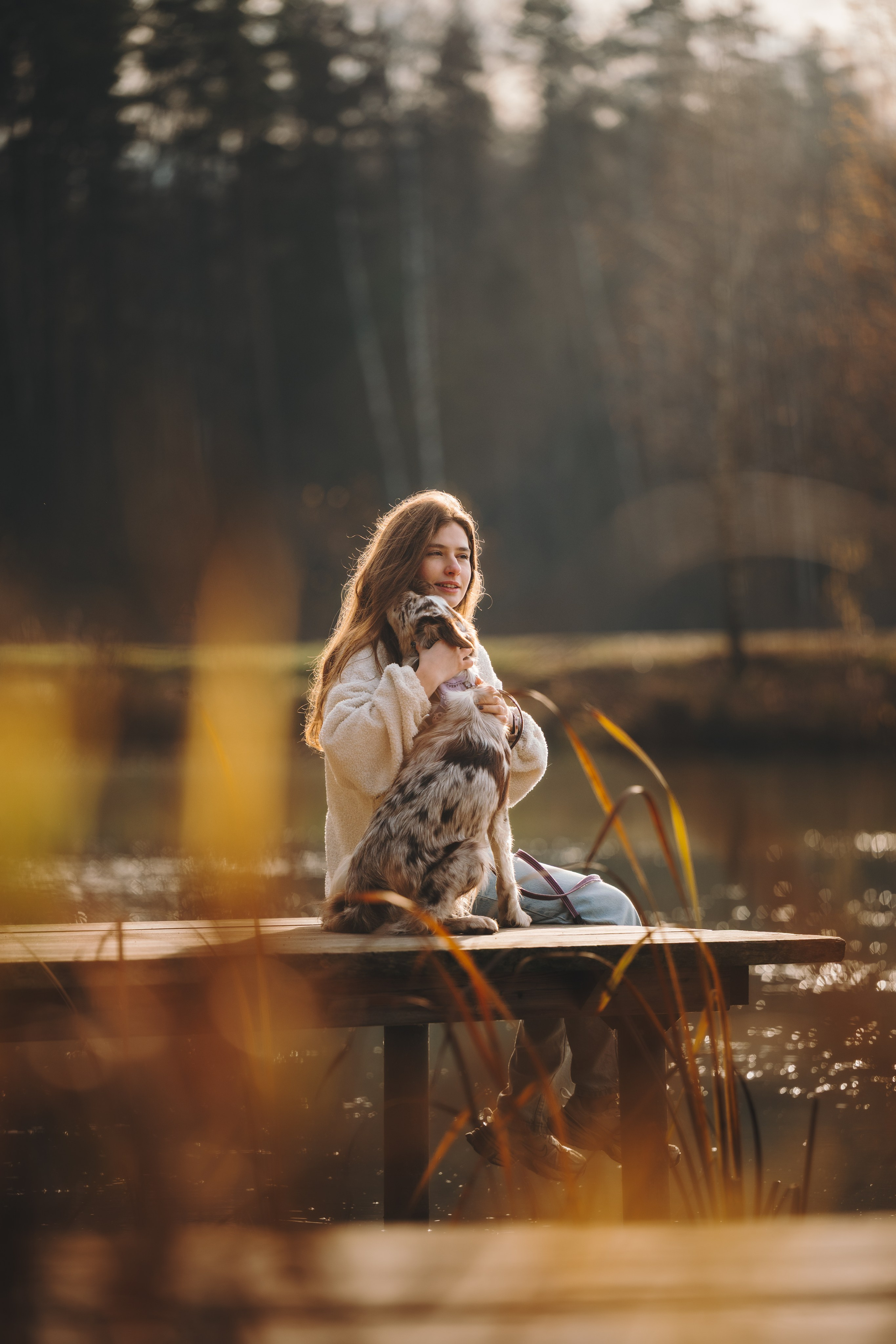 Настя, Максим, Орео и Норд. Семейный фотограф анималист Ананьева Мария — Москва