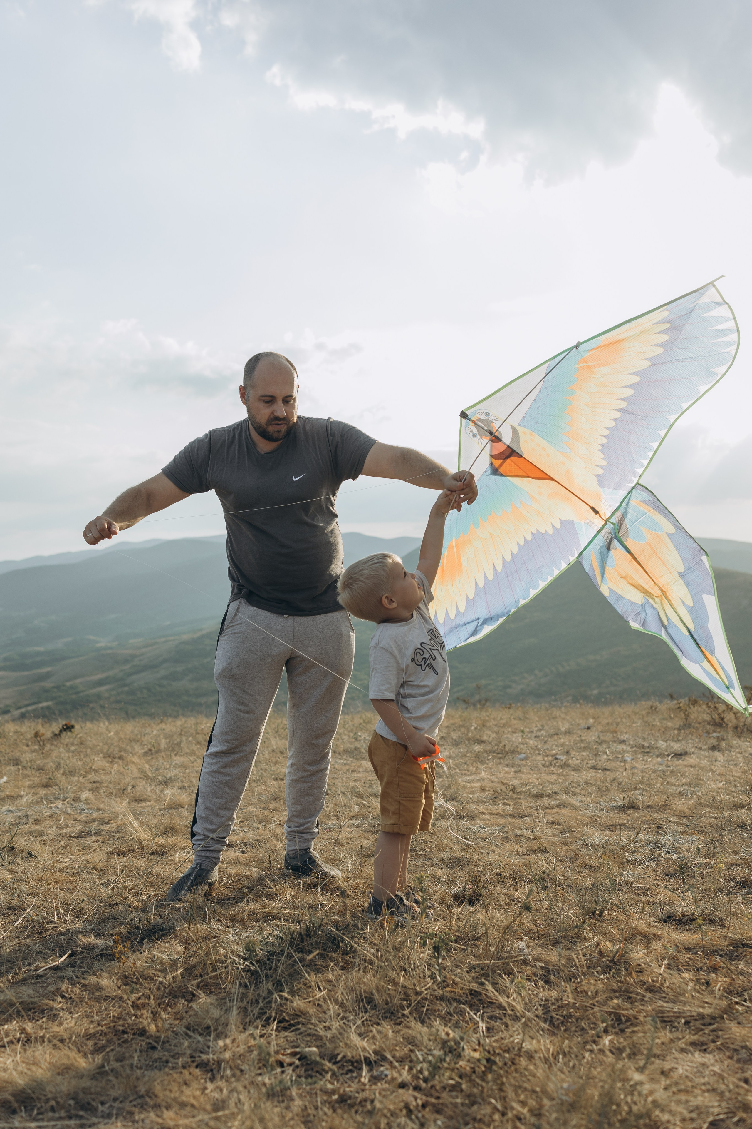 Воздушный змей. Семейный фотограф в Москве Виктория Ястребинская