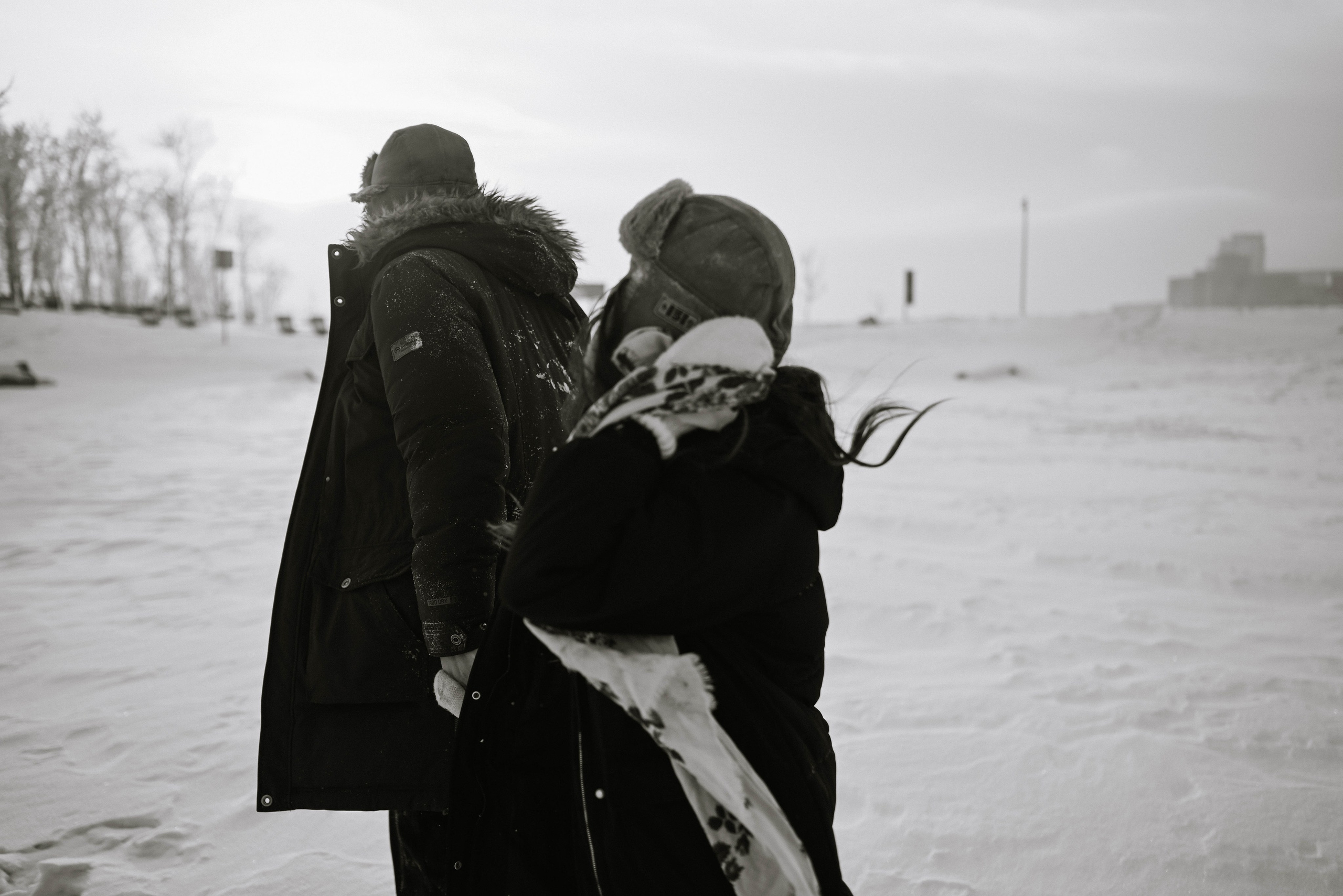 Катя и Саша. Морозное LoveStory. Фотограф Красноярск Базуев Марк