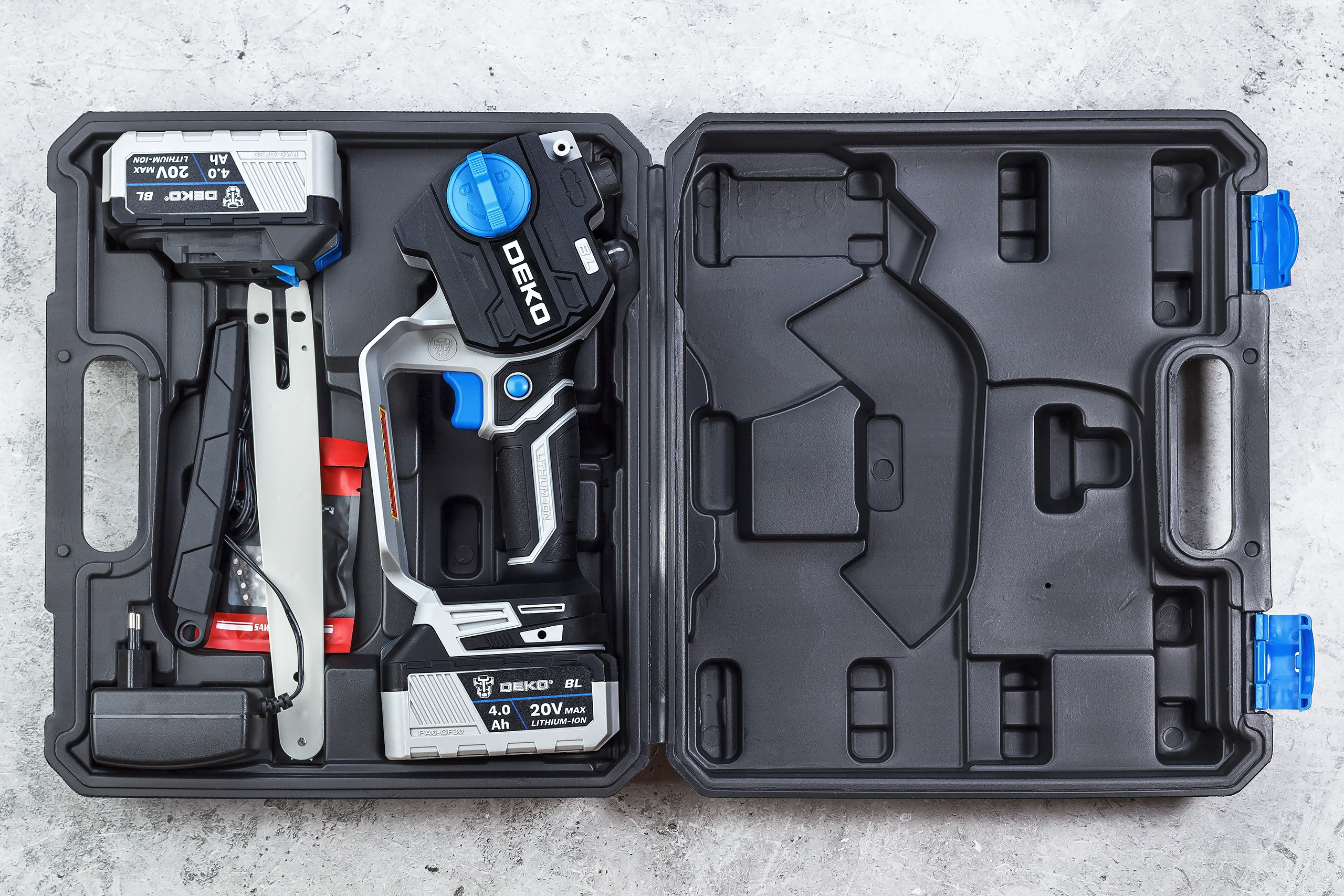 кейс с инструментом Deko в открытом виде предметное фото имиджевое