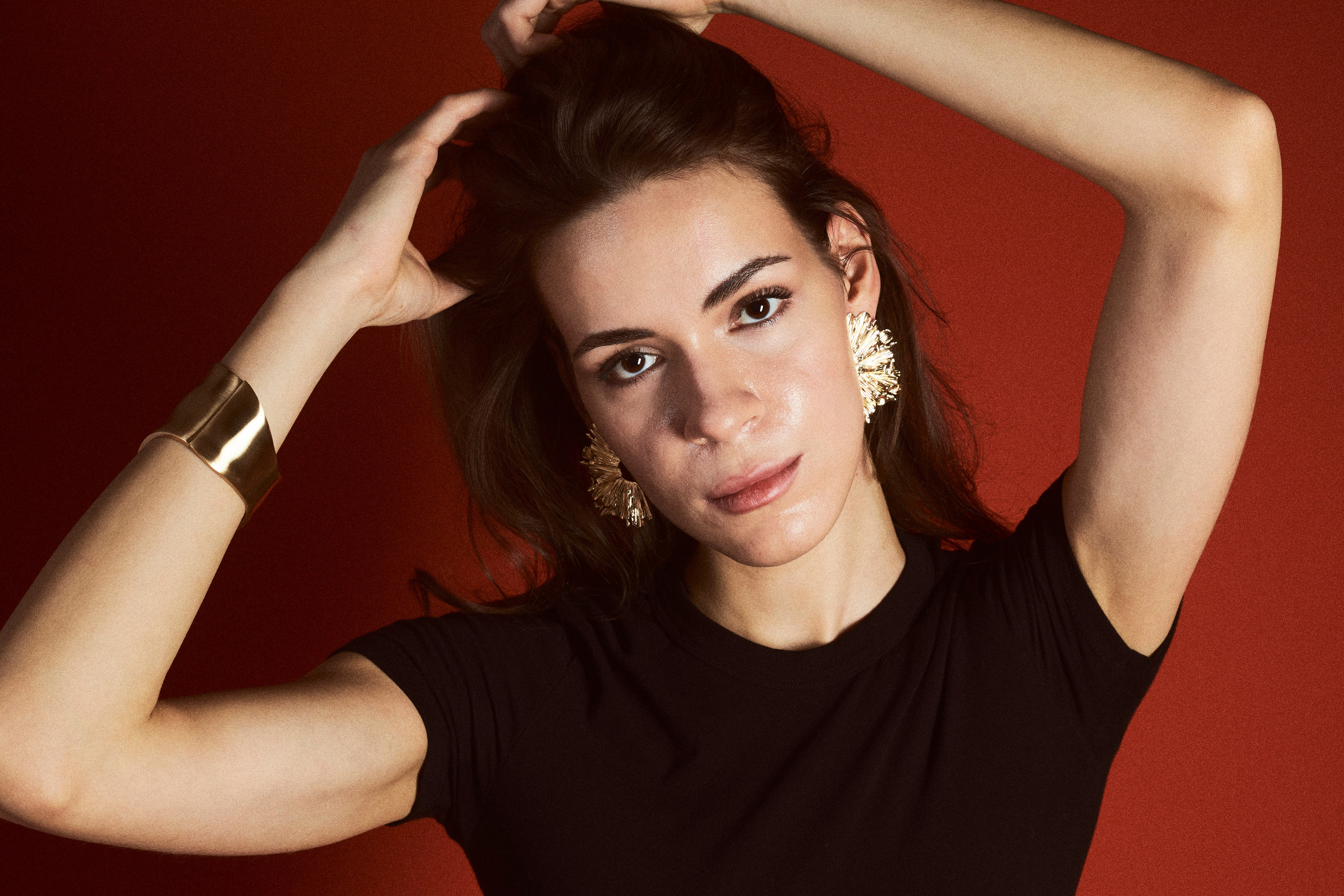 Фотосессия в студии — женский портрет. Анна Потявина. Фотограф Москва