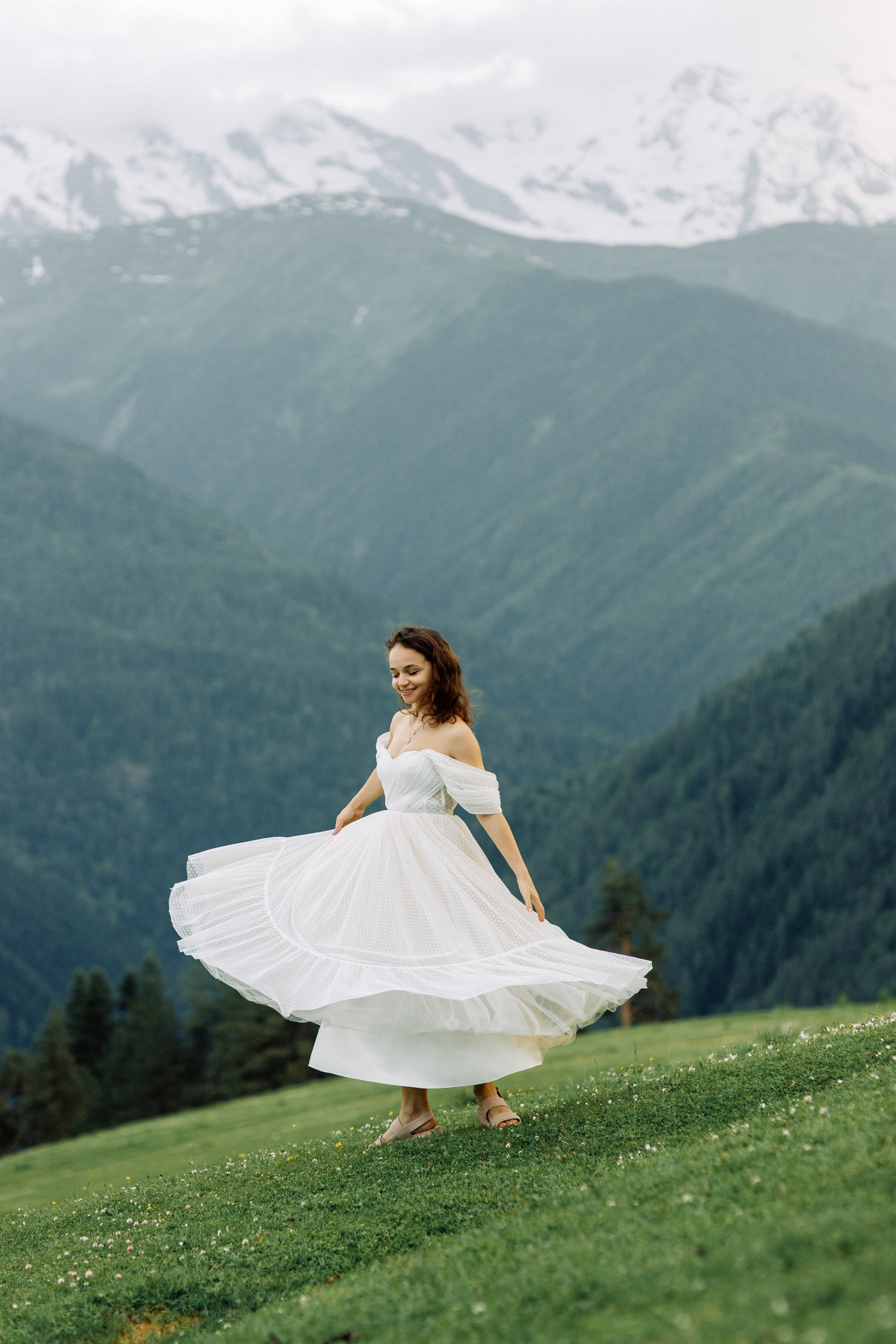 Свадьба в горах Сванетии в Грузии