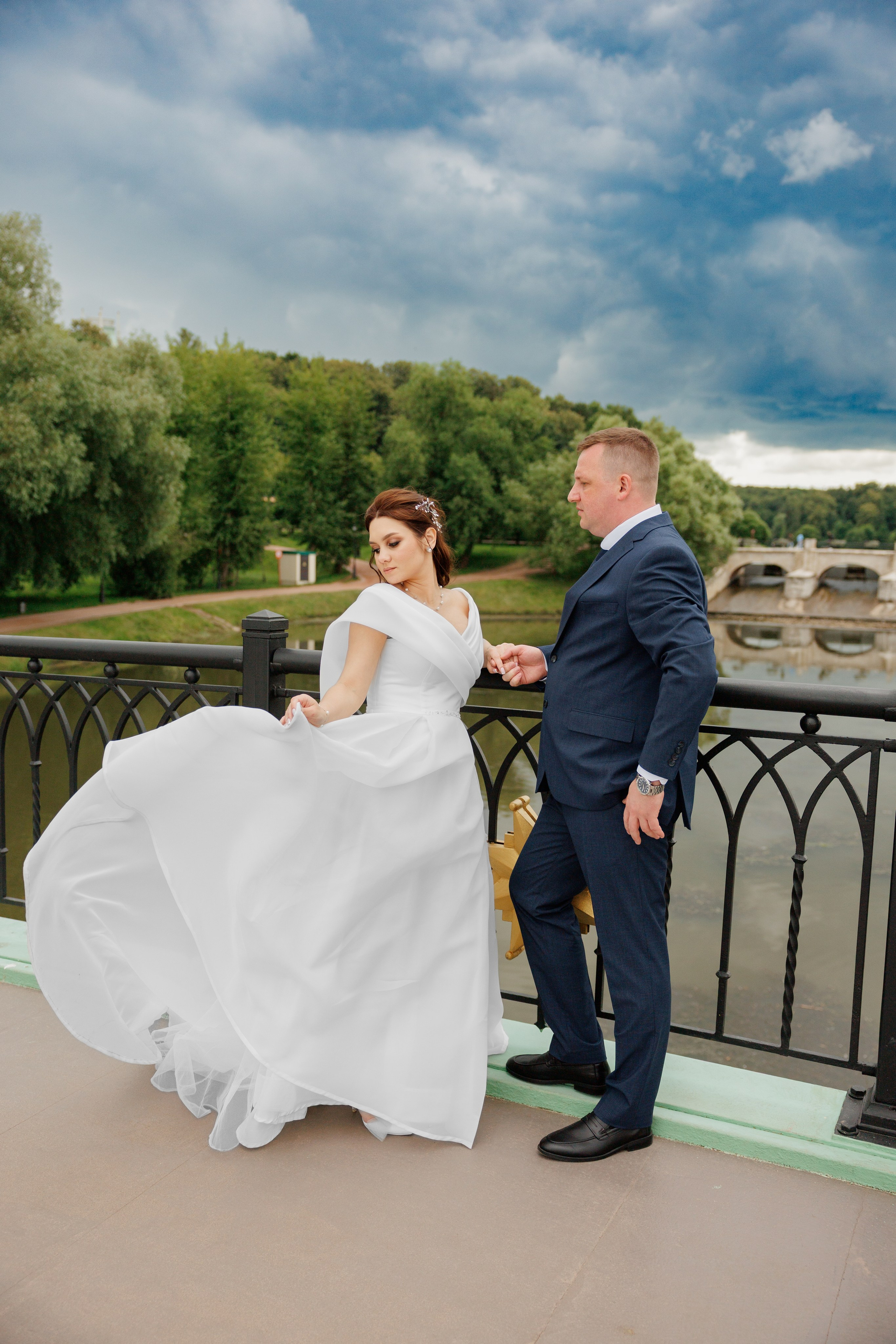 Свадебная фотосессия в Царицыно. Свадебная съёмка в Москве