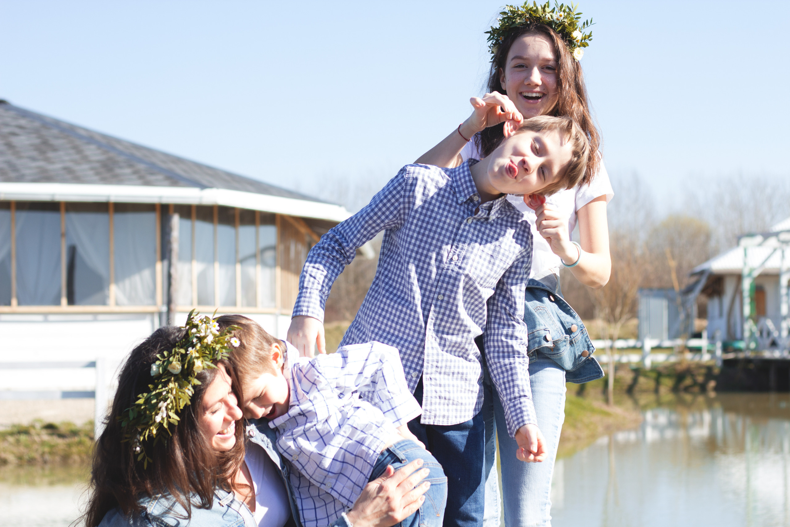 Яна и дети. Портретный фотограф в Краснодаре Александра Хафизова