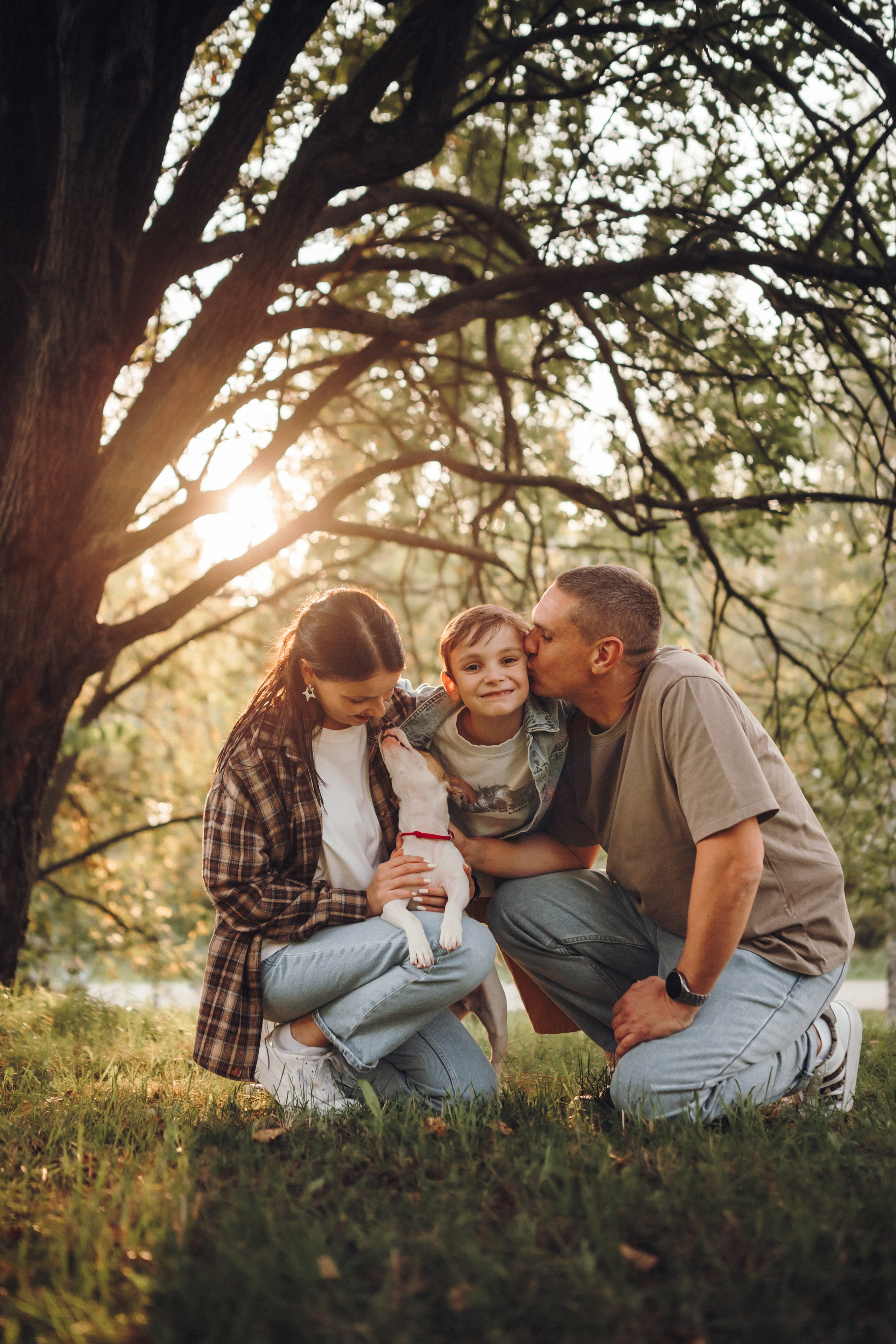 Алена, Илья, Даня и Данте. Семейный фотограф анималист Ананьева Мария — Москва