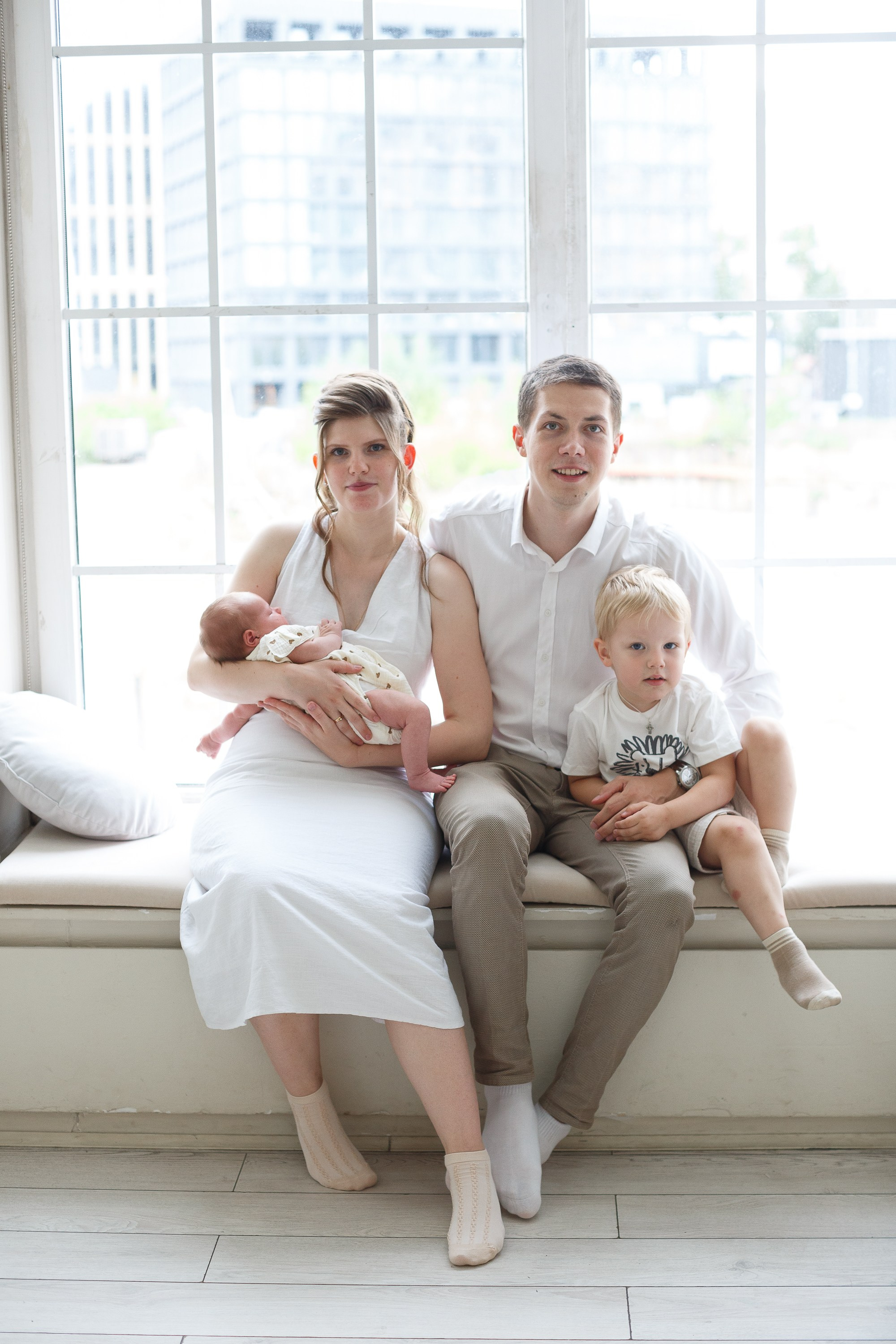 Фотосессия для семьи в студии