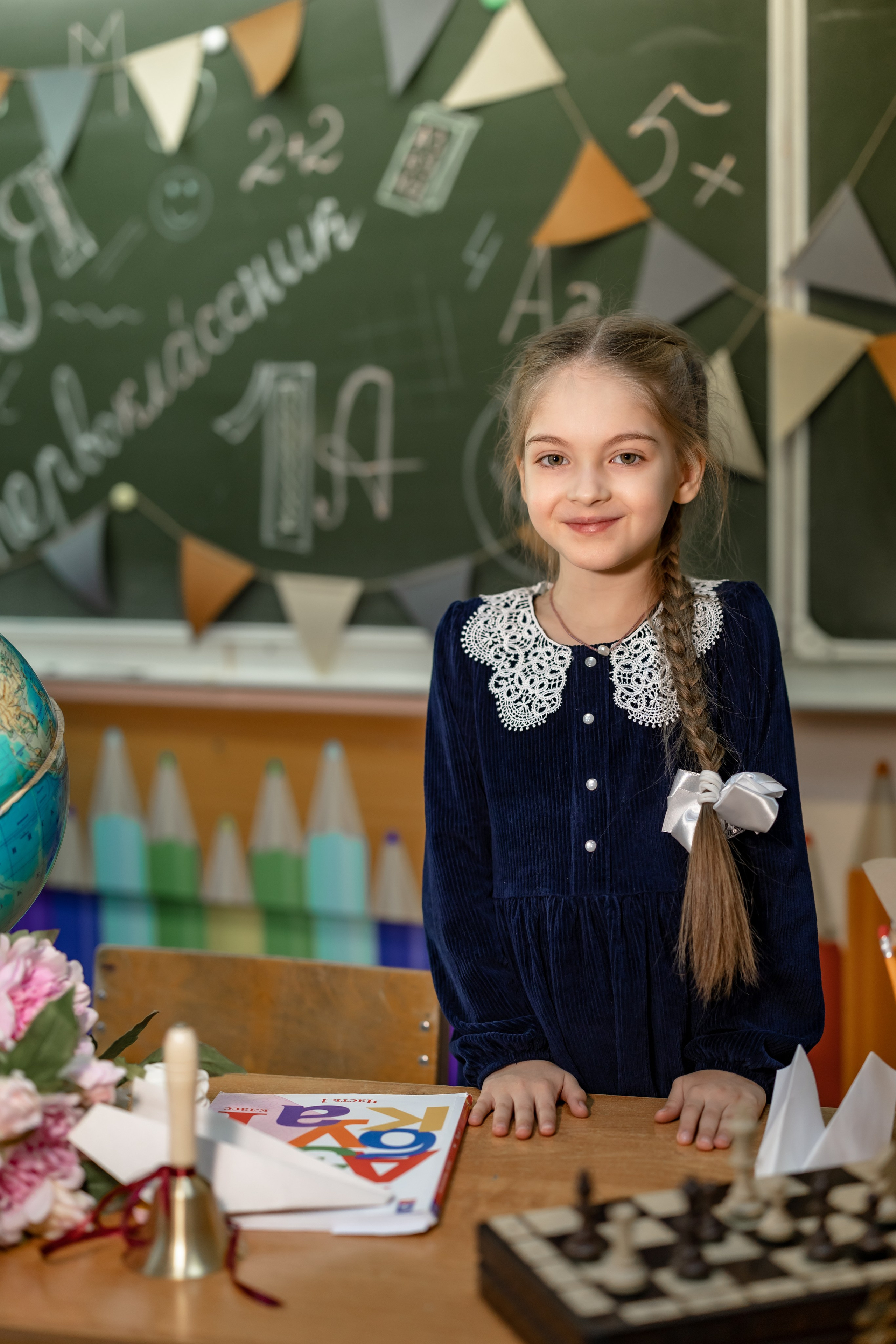 Съемка в классе с мини-фотозоной. Фотограф со студией в Долгопрудном — Ольга Рагулина