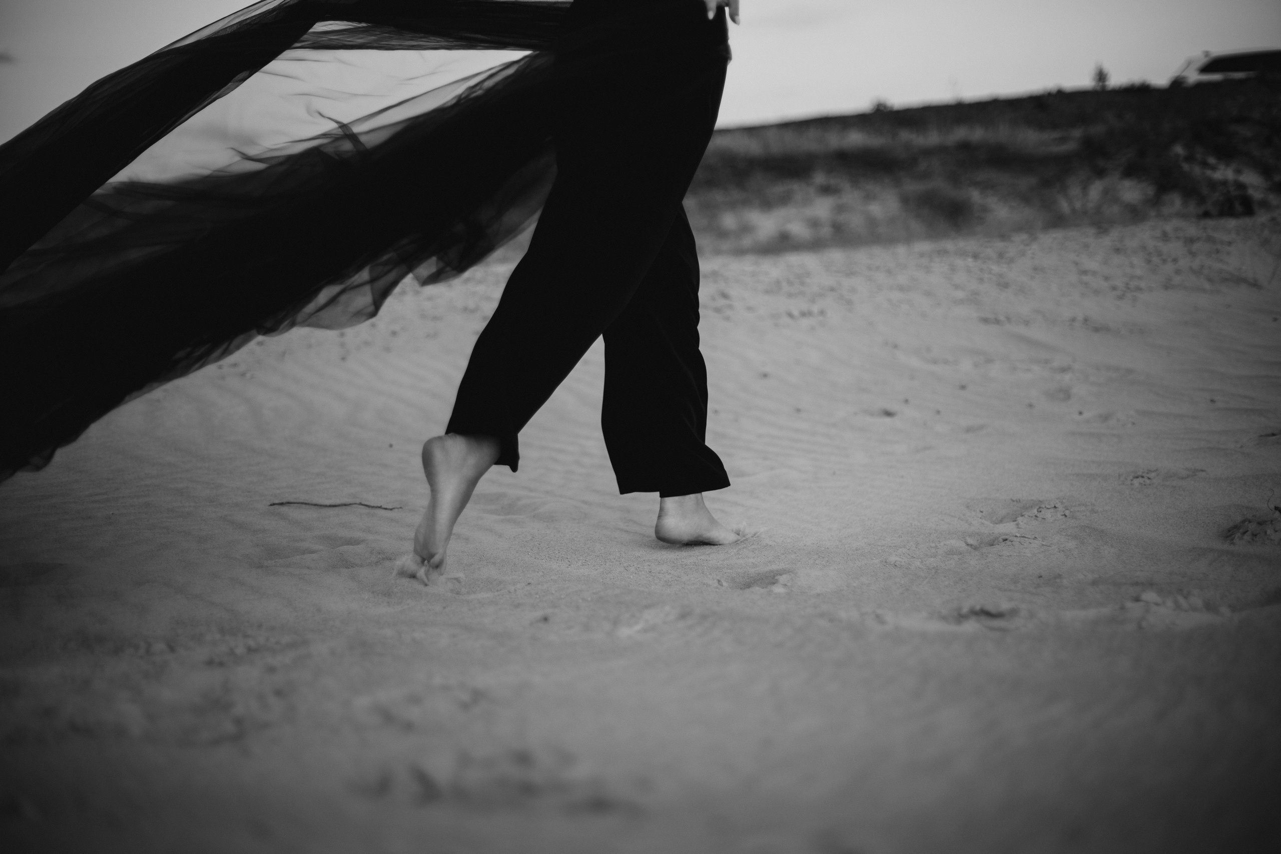 История в песчаном карьере. Фотограф в Волгограде