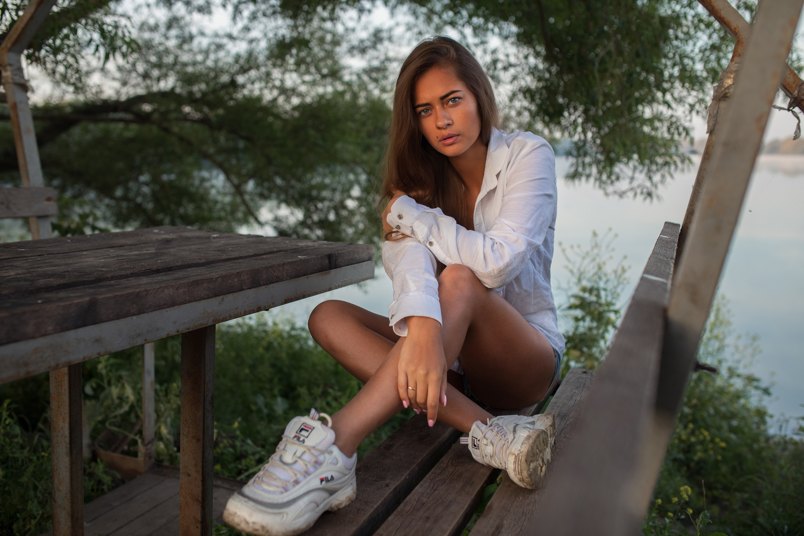 Фотосет с Ольгой на берегу озера для «себя»