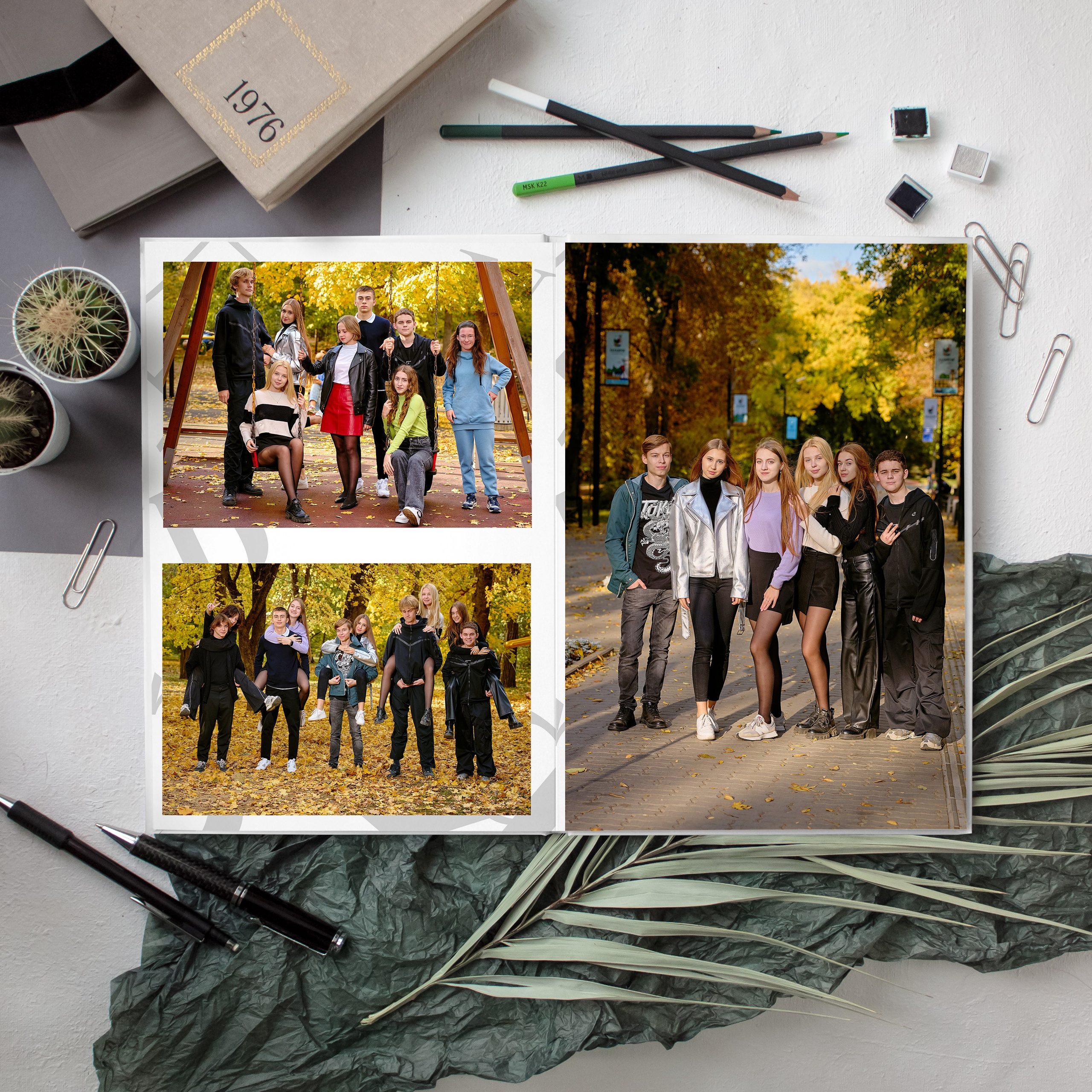 Выпускной Альбом Таганрог 10 разворотов. Фотограф Выпускные альбомы Таганрог Сергей Коробченко