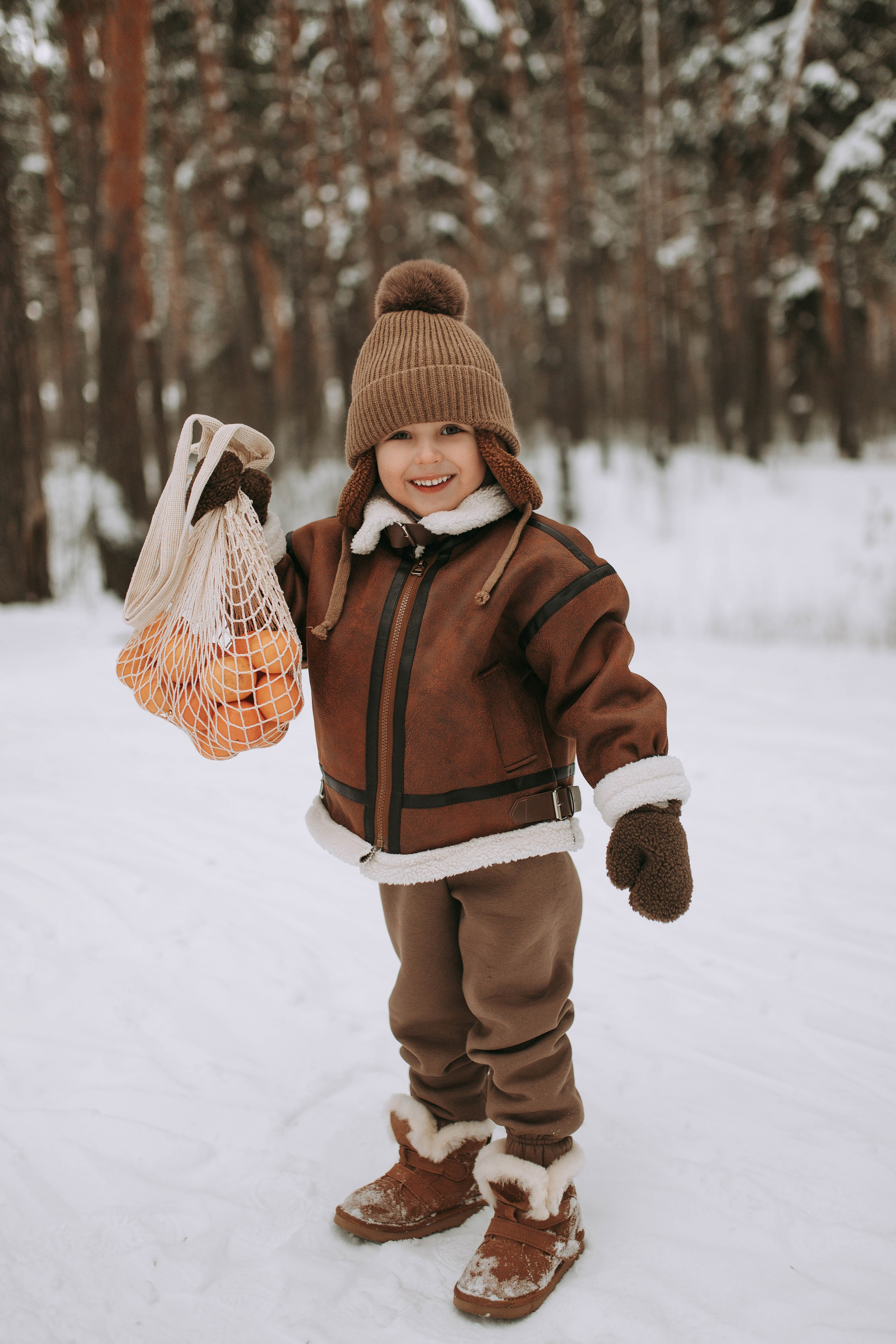 Зимняя прогулка по лесу. Свадебный и семейный фотограф в Нижнем Новгороде