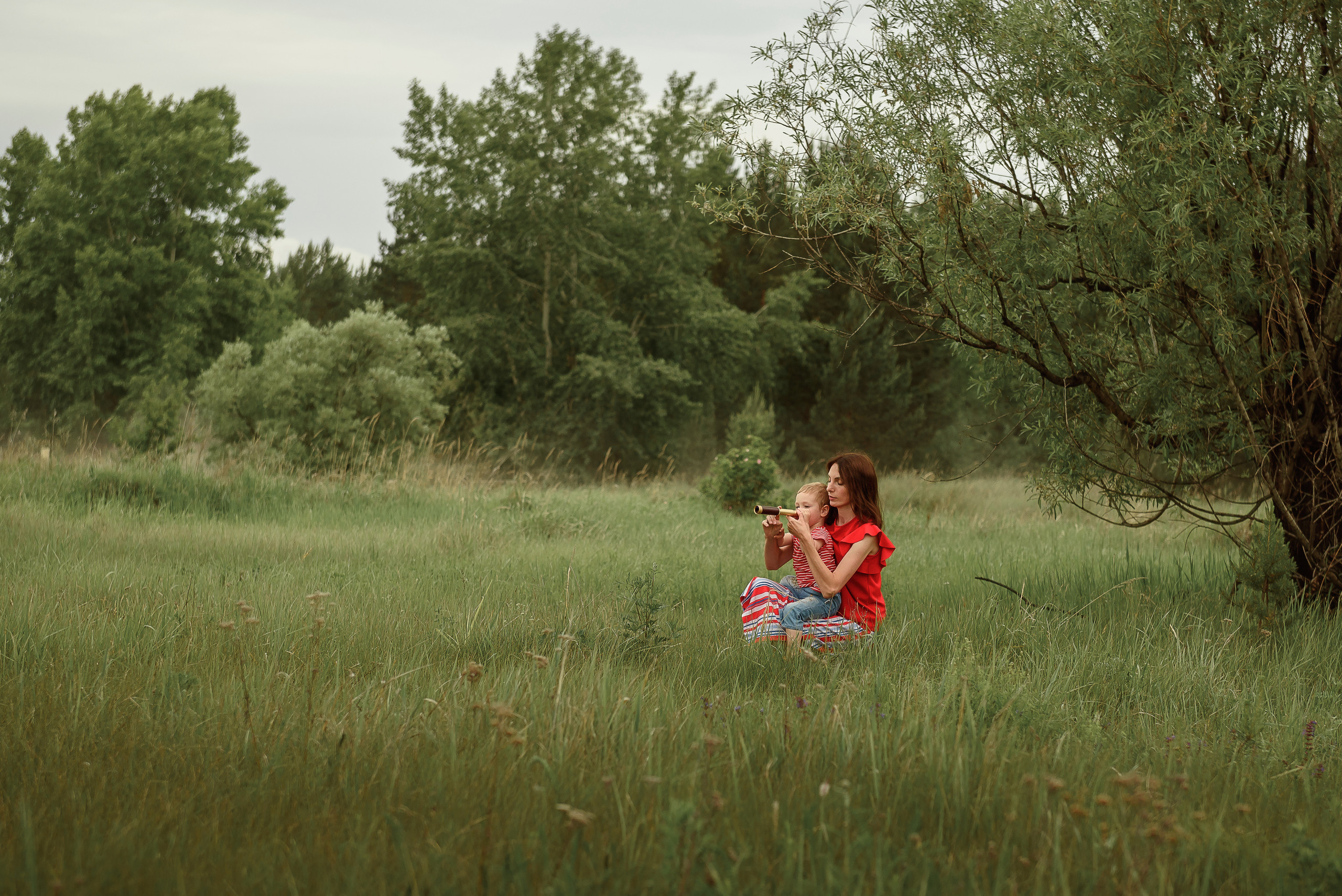 Семейная фотосессия на природе. Семейный фотограф в Братске Маклакова Татьяна