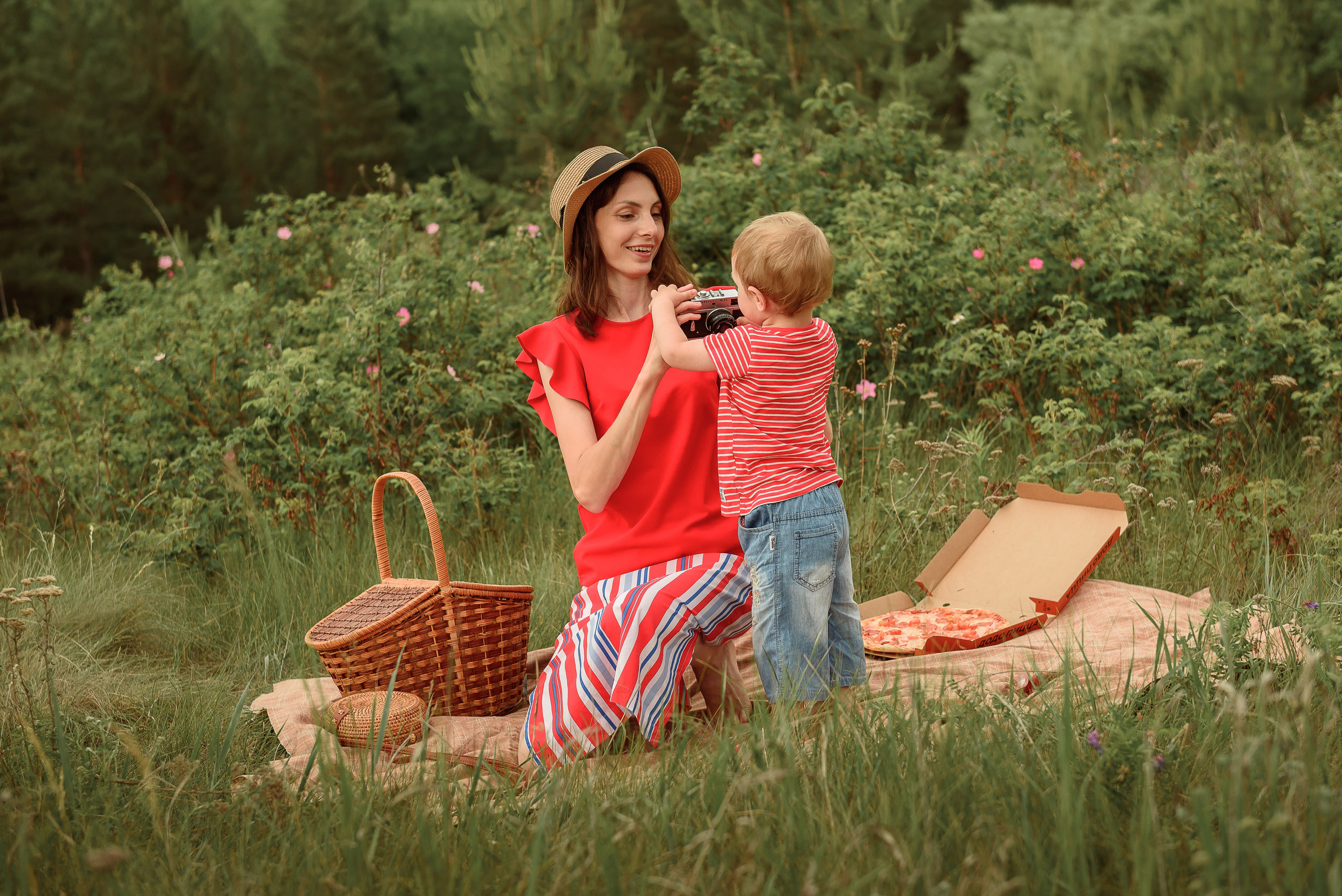 Семейная фотосессия на природе. Семейный фотограф в Братске Маклакова Татьяна