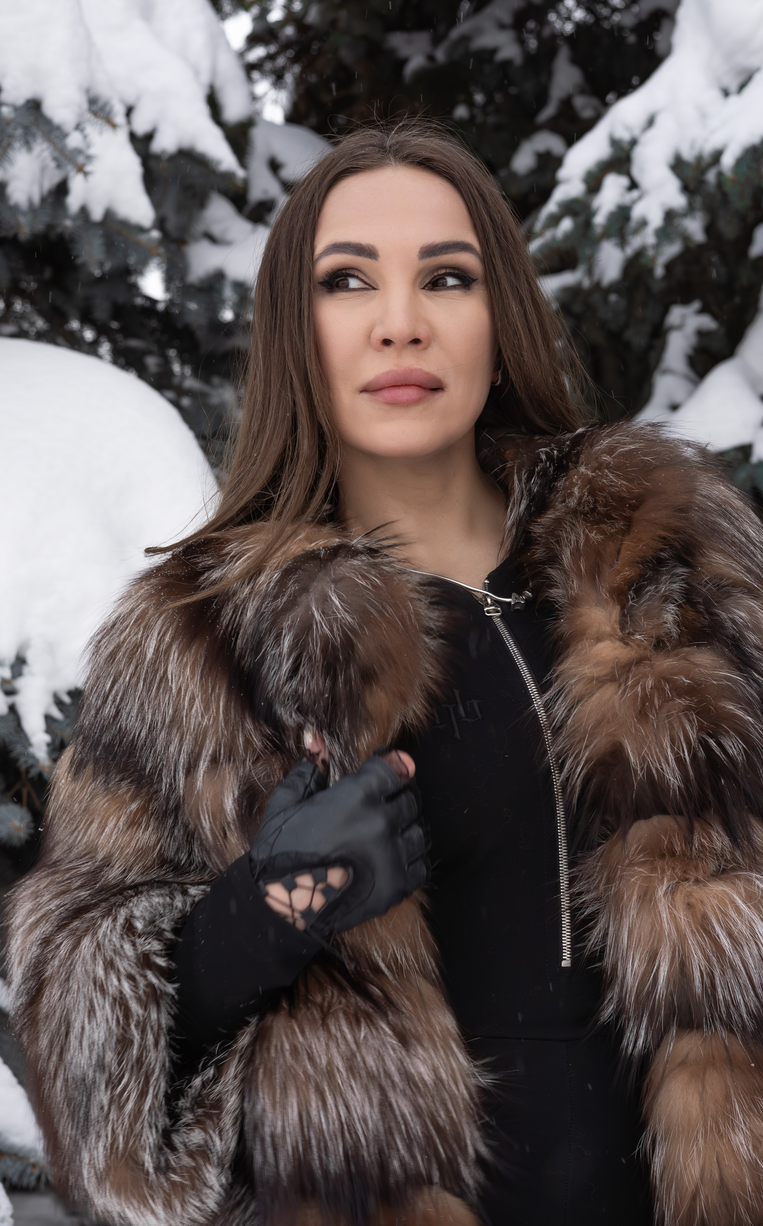 Альбина. Зимняя прогулка по Казанскому Кремлю. Портретный фотограф Панферова Регина г. Санкт-Петербург, г. Казань