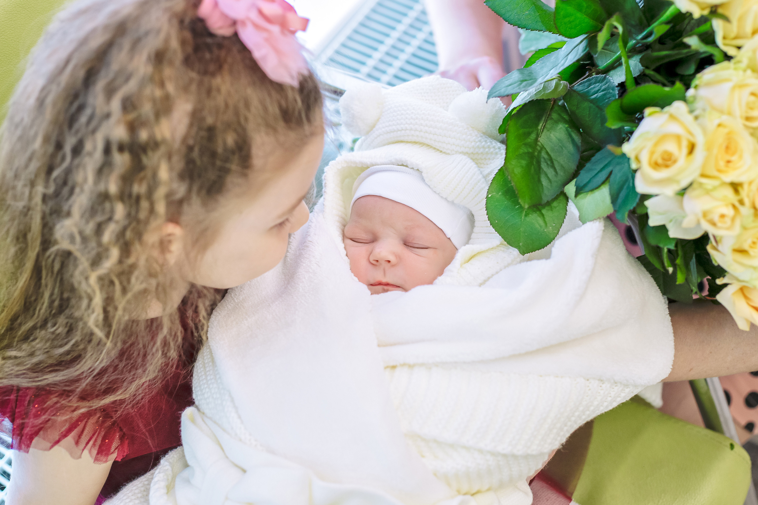 Выписка из роддома Машеньки. Фотограф новорожденных, фотосессия крещения г. Санкт-Петербург Олеся Л