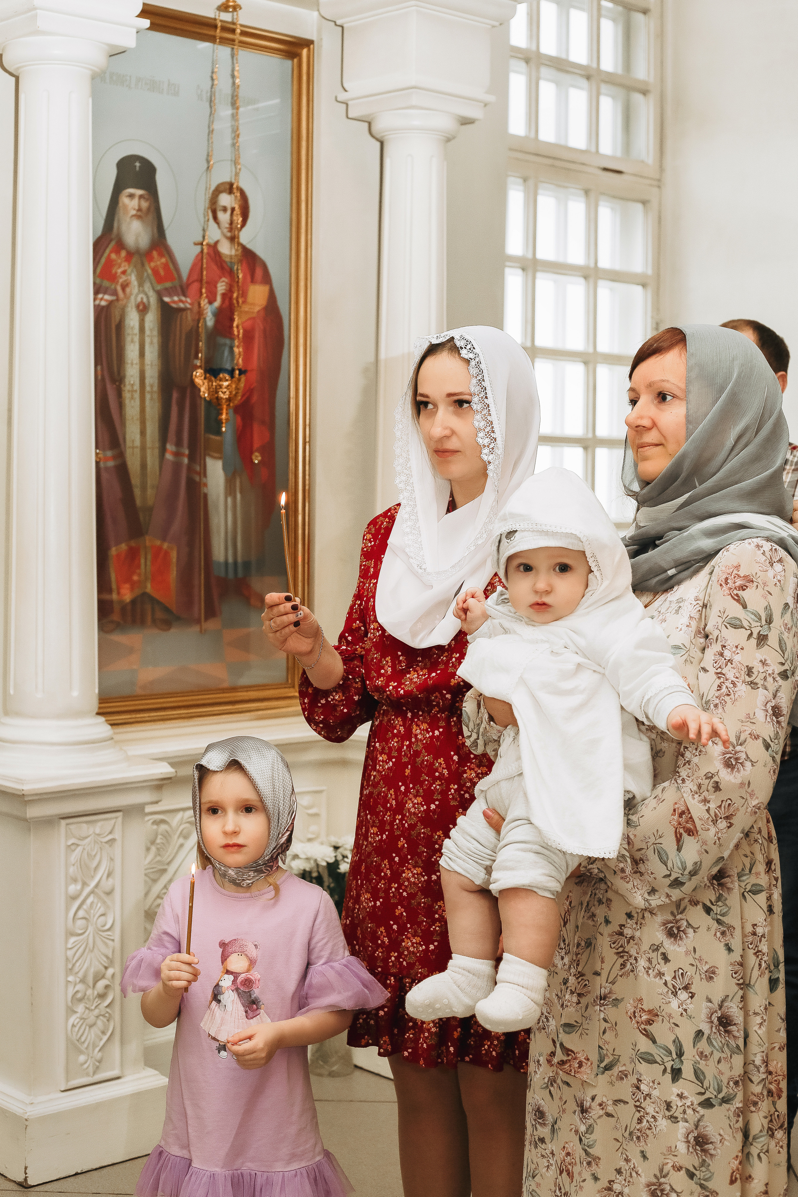 Крещение Настеньки. Фотограф новорожденных, фотосессия крещения г. Санкт-Петербург Олеся Л