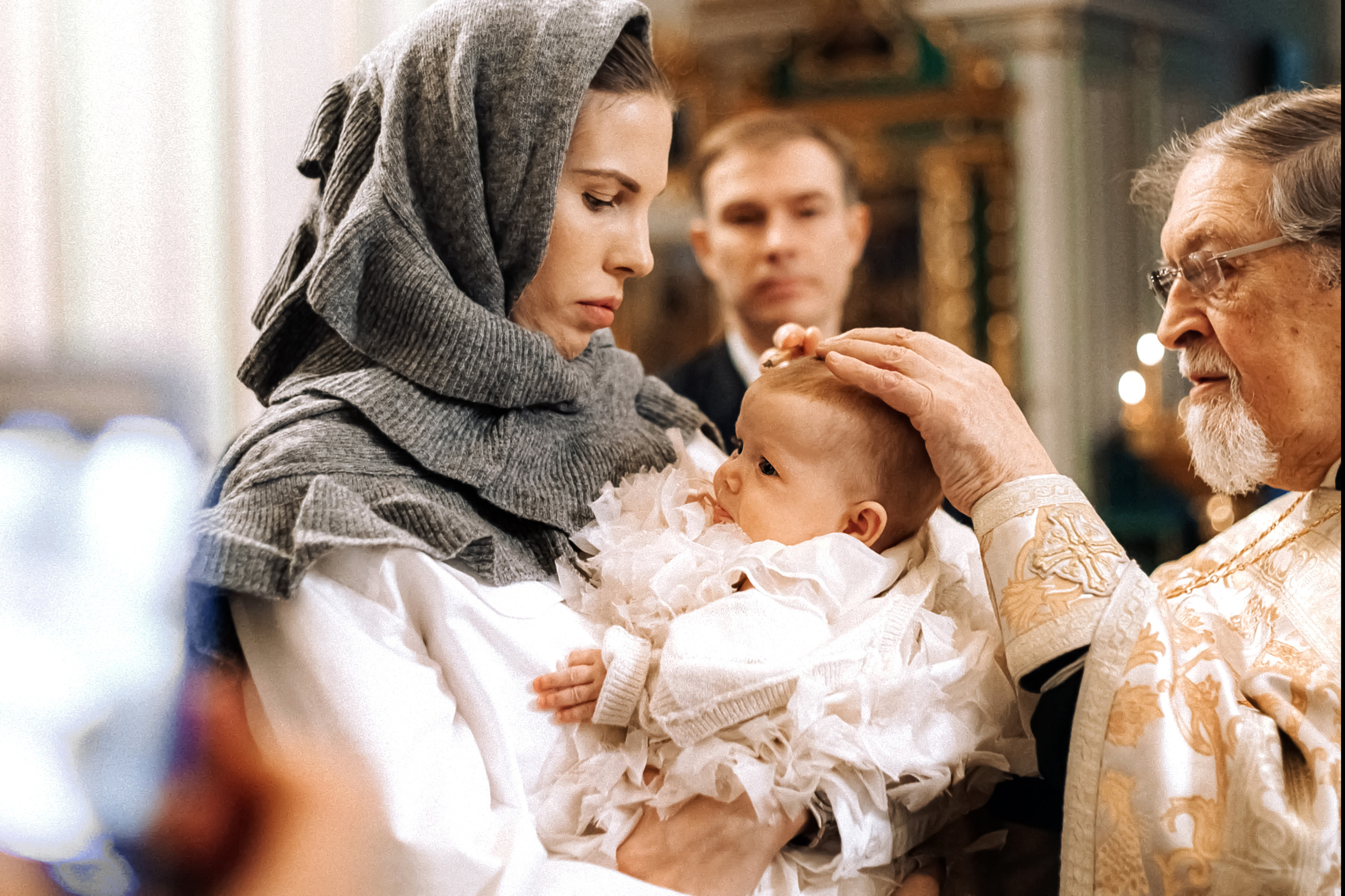Крещение Аришки. Фотограф новорожденных, фотосессия крещения г. Санкт-Петербург Олеся Л