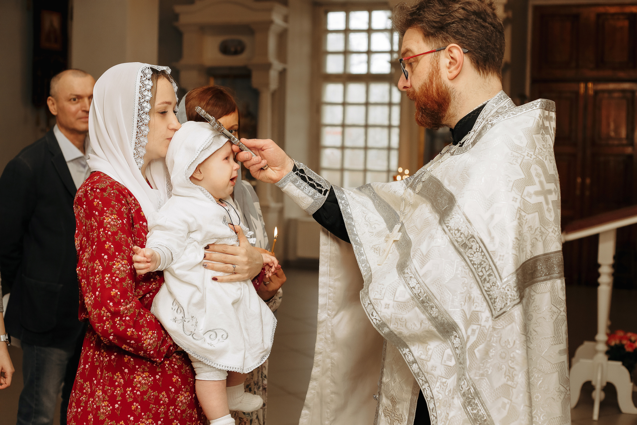 Крещение Настеньки. Фотограф новорожденных, фотосессия крещения г. Санкт-Петербург Олеся Л