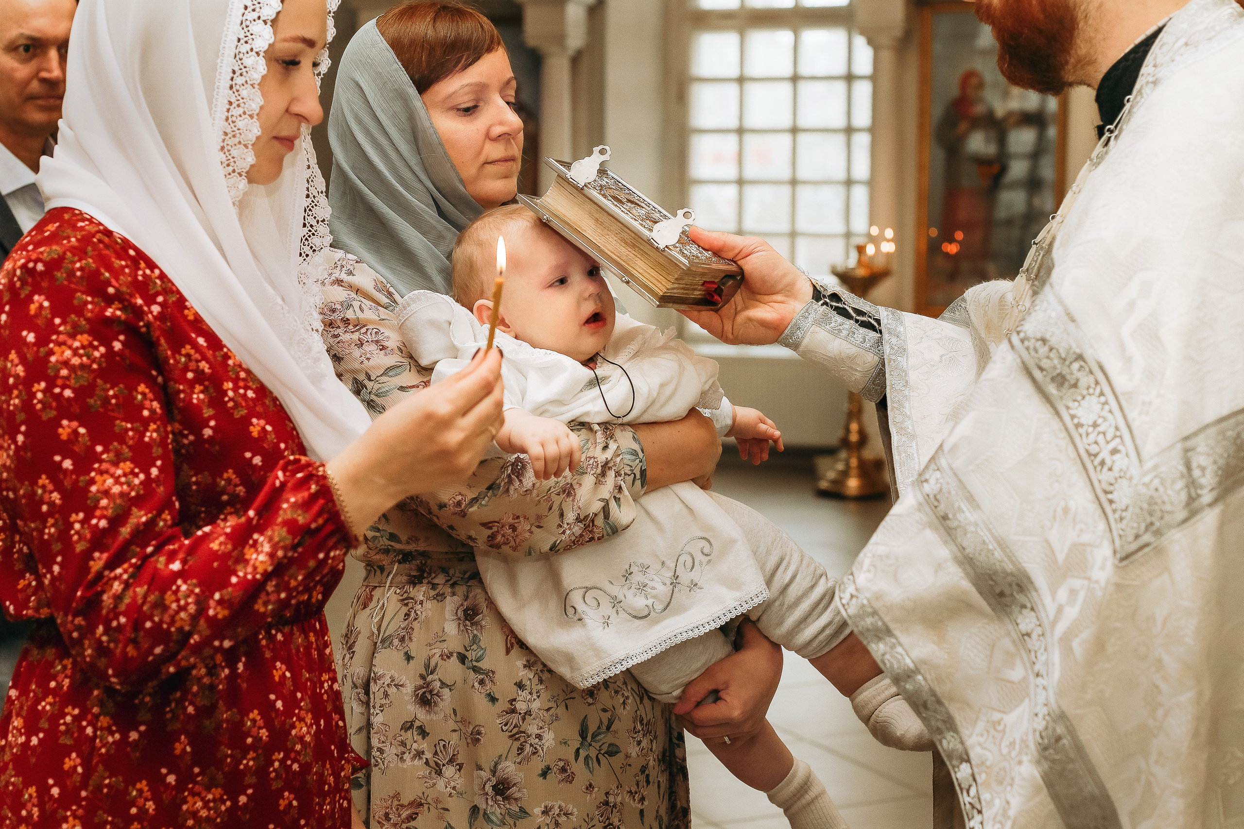 Крещение Настеньки. Фотограф новорожденных, фотосессия крещения г. Санкт-Петербург Олеся Л