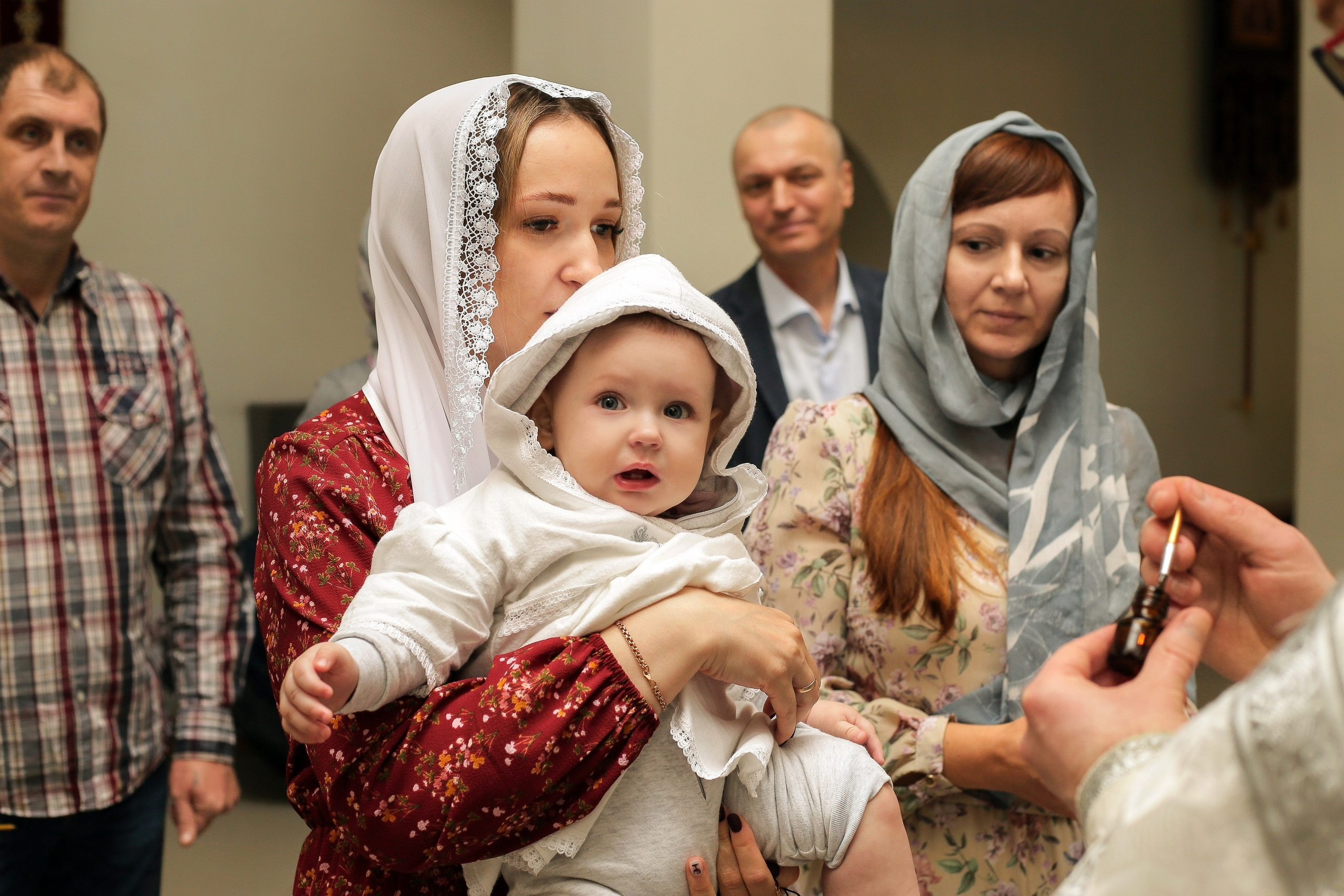 Крещение Настеньки. Фотограф новорожденных, фотосессия крещения г. Санкт-Петербург Олеся Л