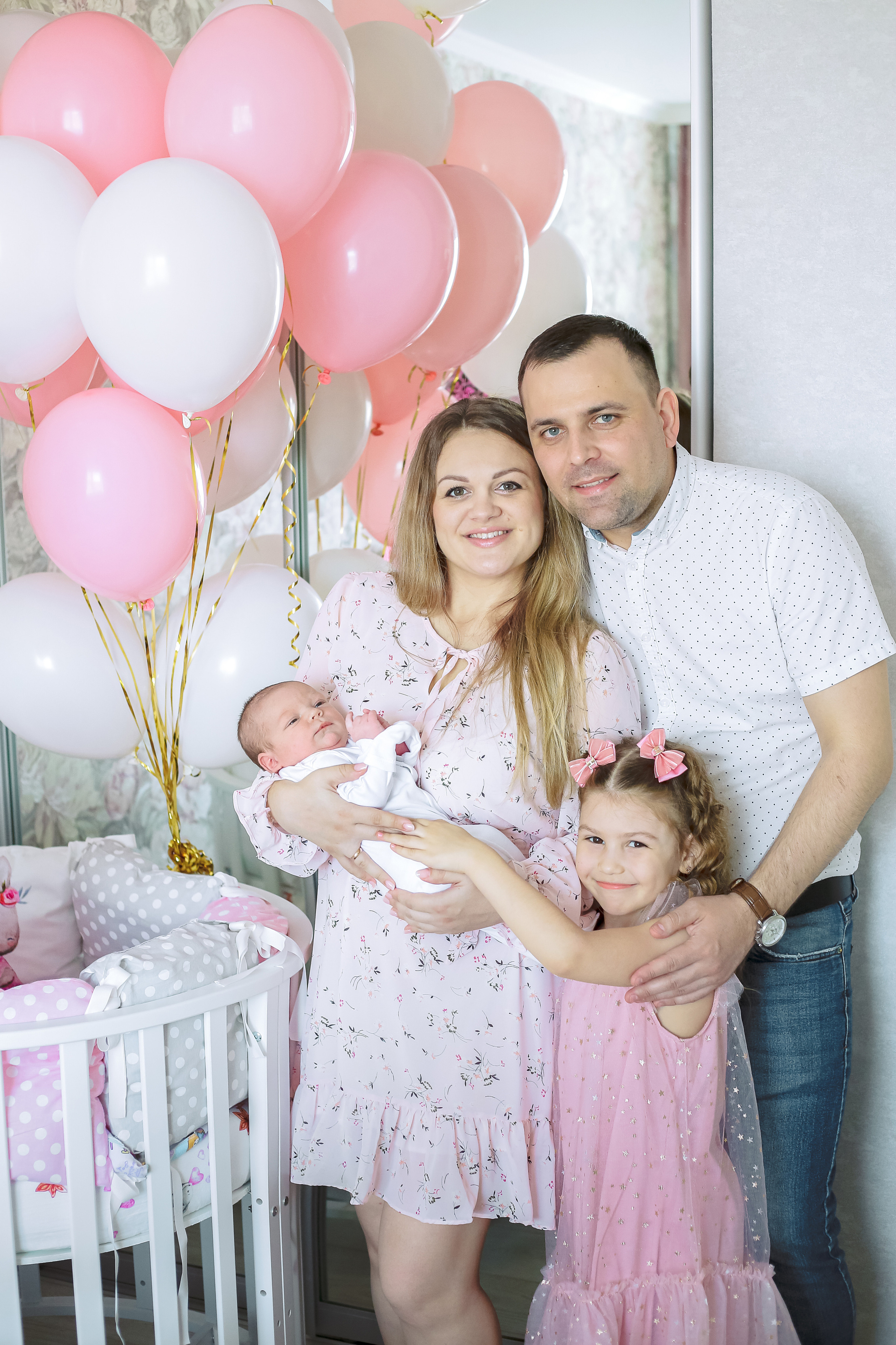 Выписка из роддома Машеньки. Фотограф новорожденных, фотосессия крещения г. Санкт-Петербург Олеся Л