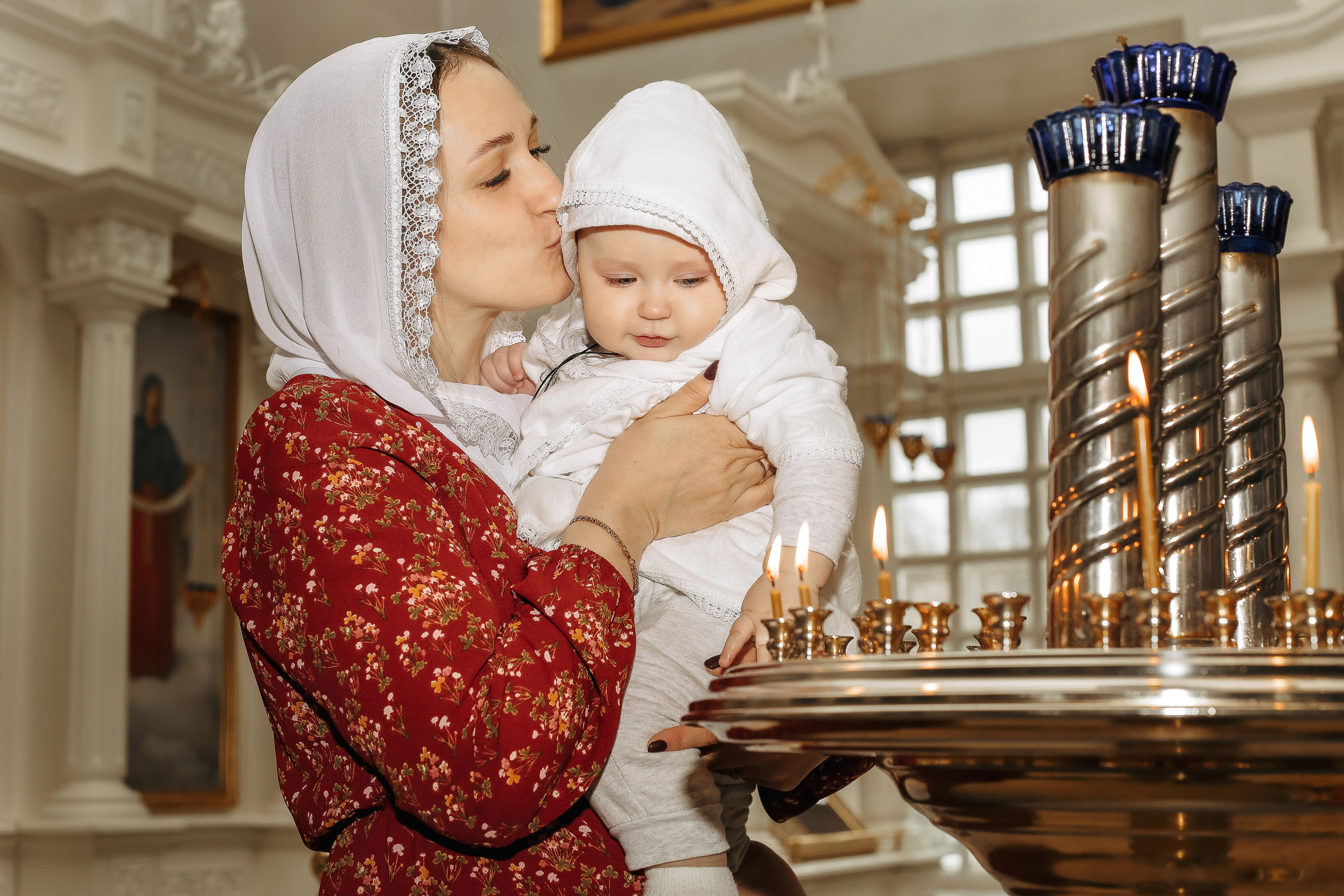 Крещение Настеньки. Фотограф новорожденных, фотосессия крещения г. Санкт-Петербург Олеся Л