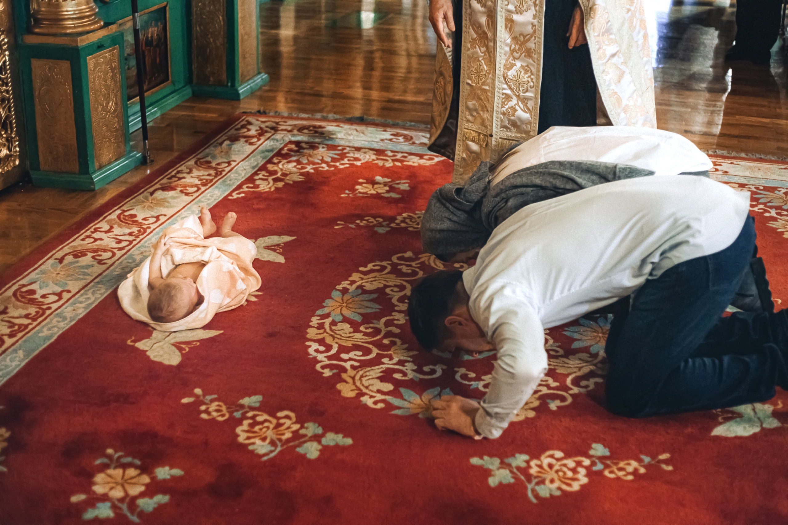 Крещение Аришки. Фотограф новорожденных, фотосессия крещения г. Санкт-Петербург Олеся Л