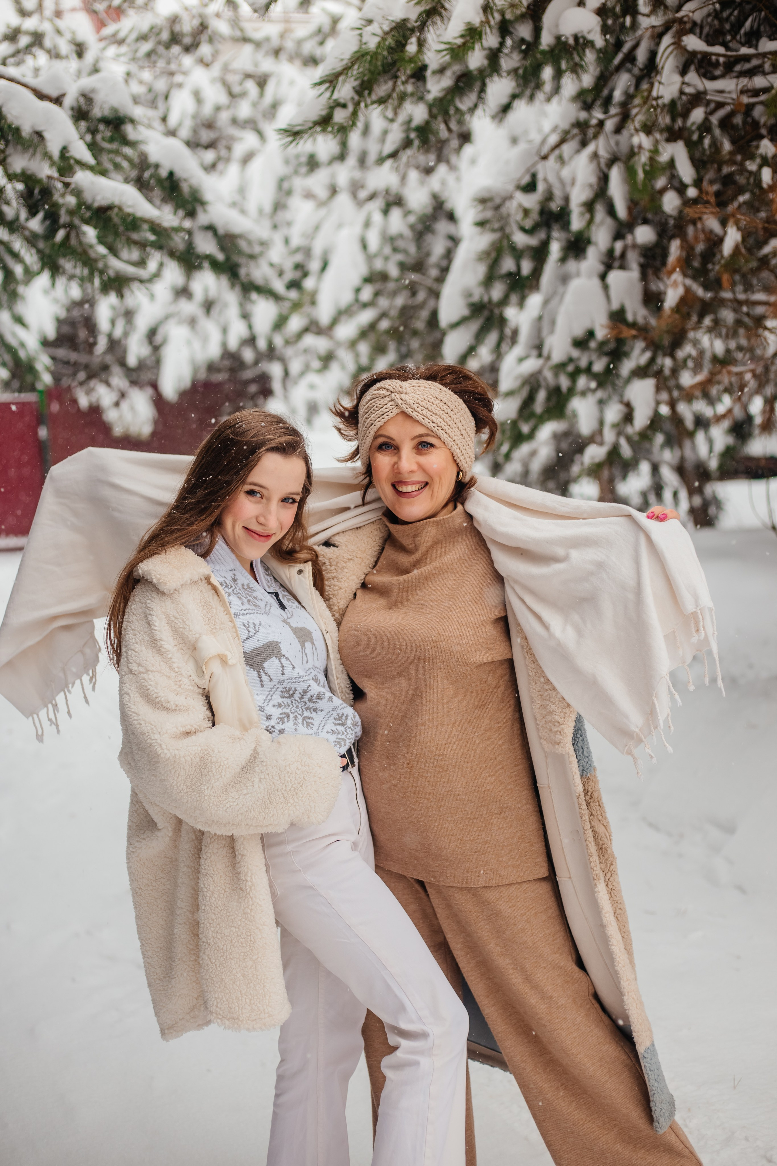 Семейная фотосессия зимой. Коммерческий фотограф в Москве, Наталия Горячева