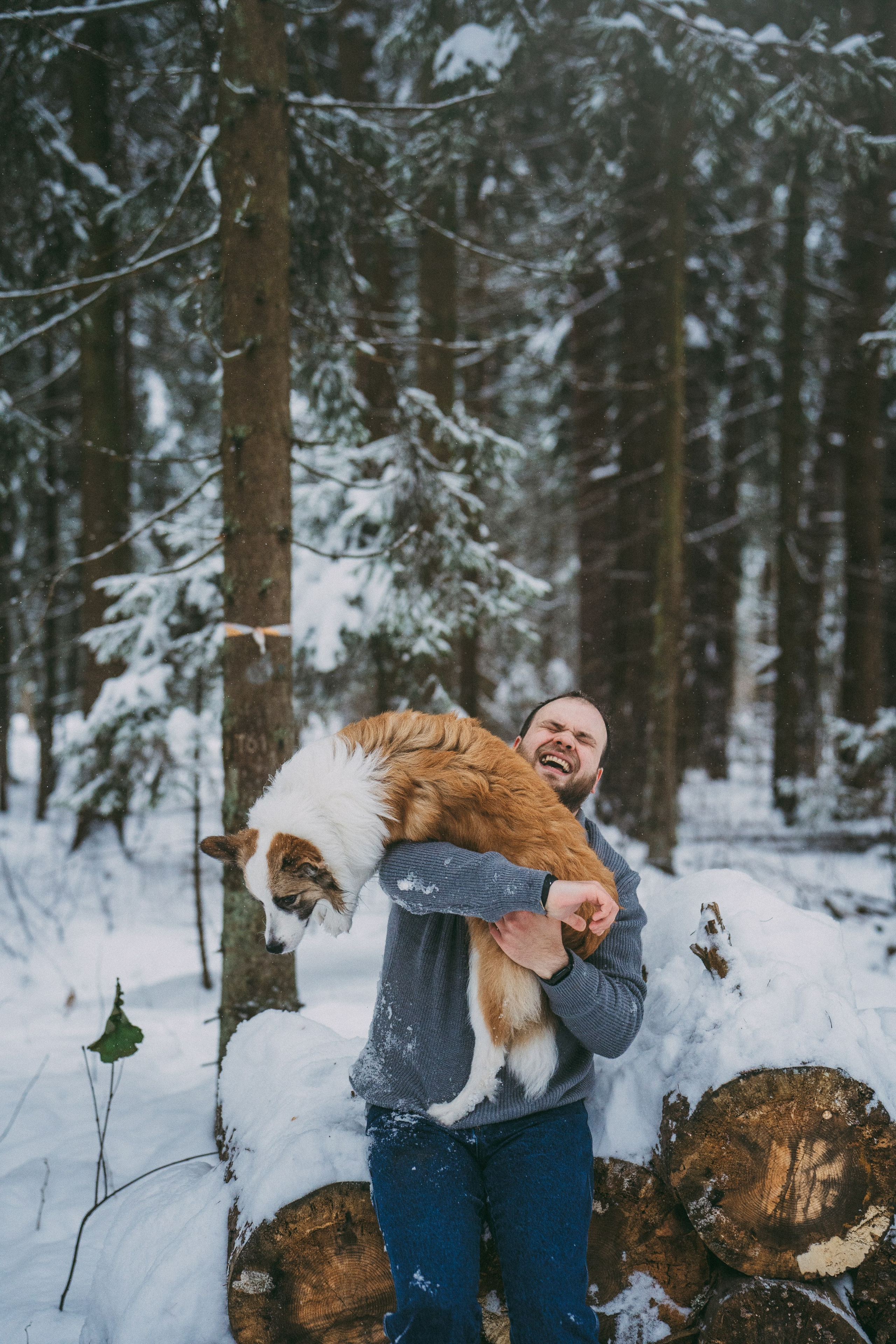 Катя, Анатолий и Елай. Фотограф анималист в Москве и Санкт-Петербурге Свиридова Анна