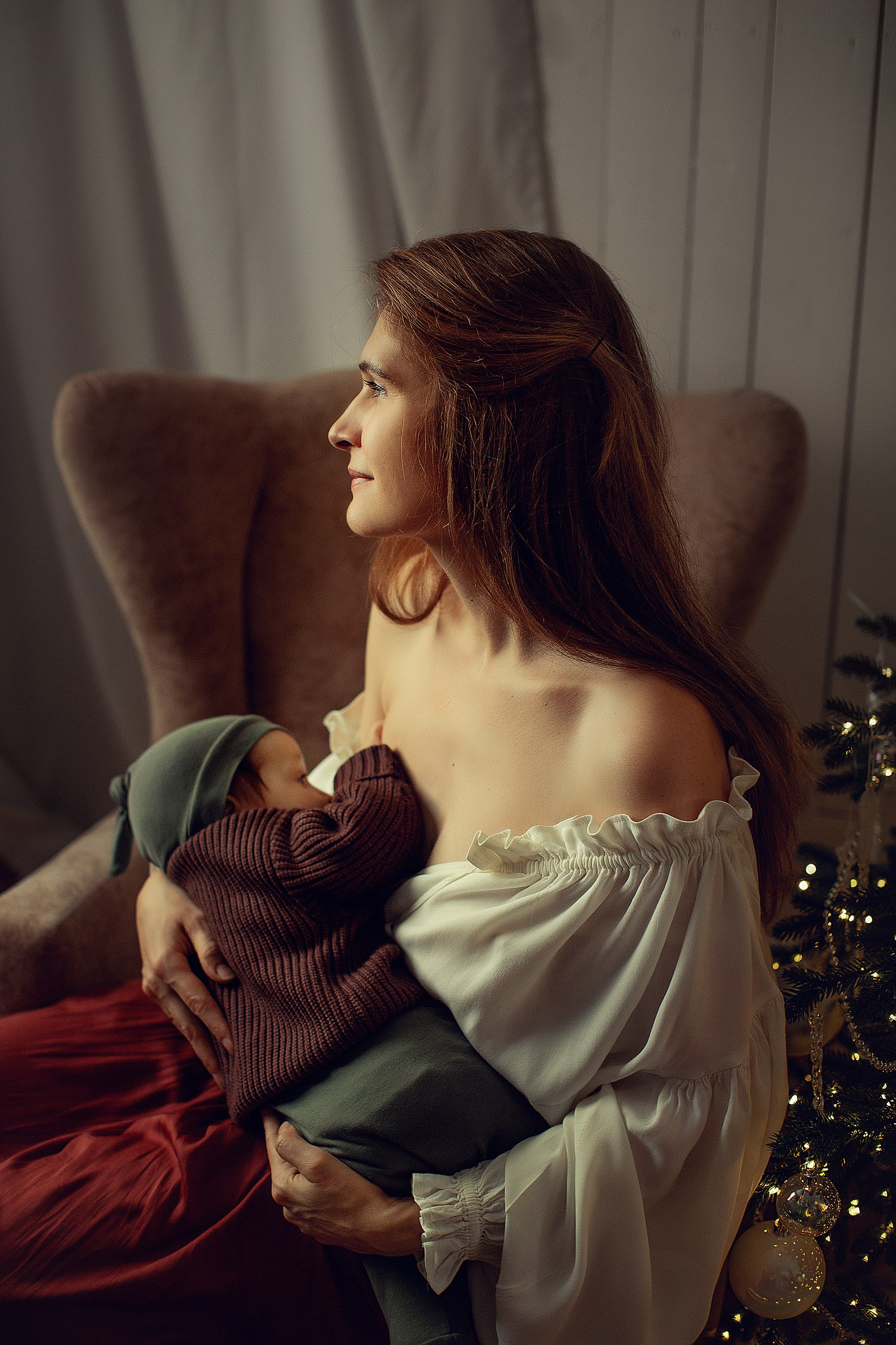 Очень уютная новогодняя съемка на даче. Tatyana Nadezhdina Family photographer