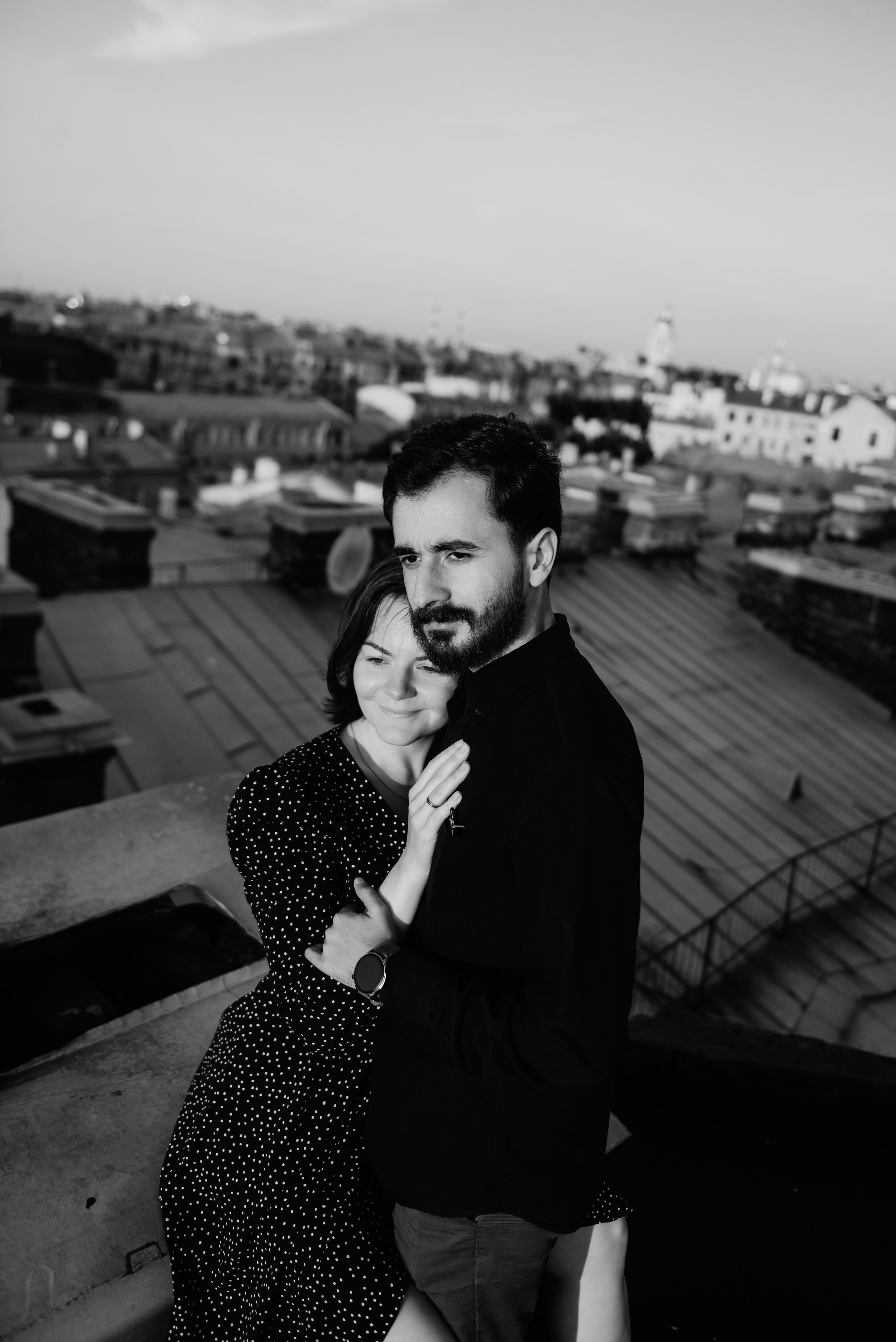 Мы гуляли по крышам питера. Фотограф Алена Нормальная в Санкт-Петербурге