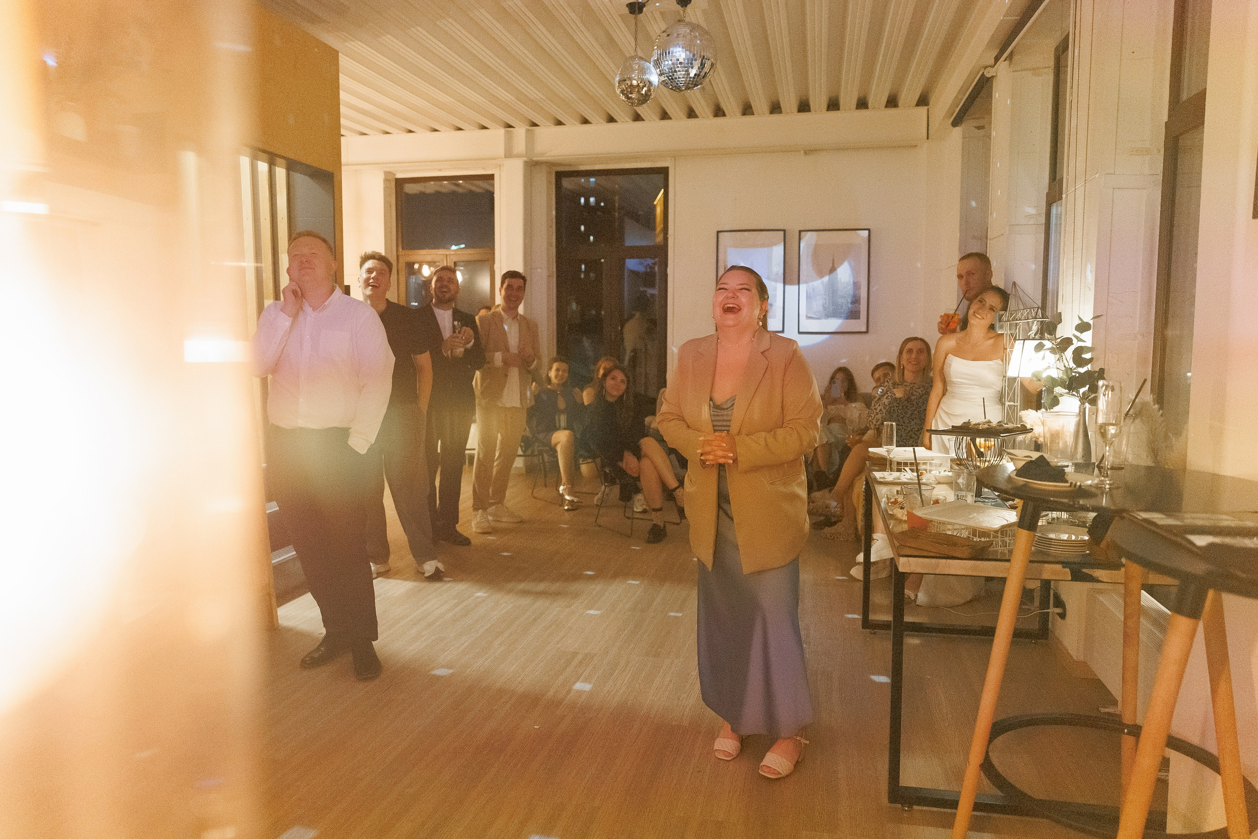 Свадебная вечеринка лофт Телескоп. Свадебный фотограф Домодедово Москва Катерина Алехина