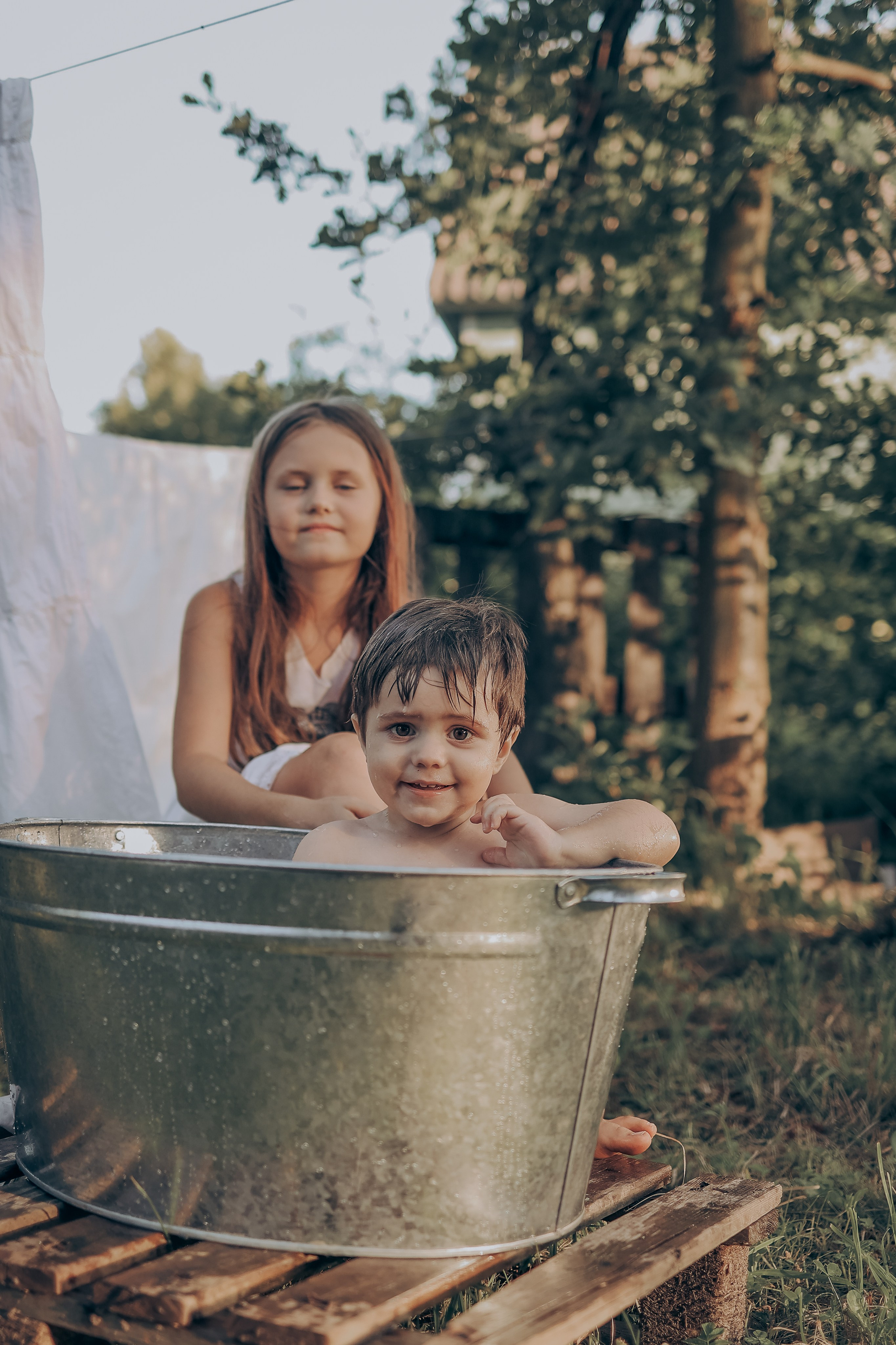 Стирка. Фотограф Алена Малинина в Санкт-Петербурге Пушкин Питер СПб Семейные и детские фотосессии
