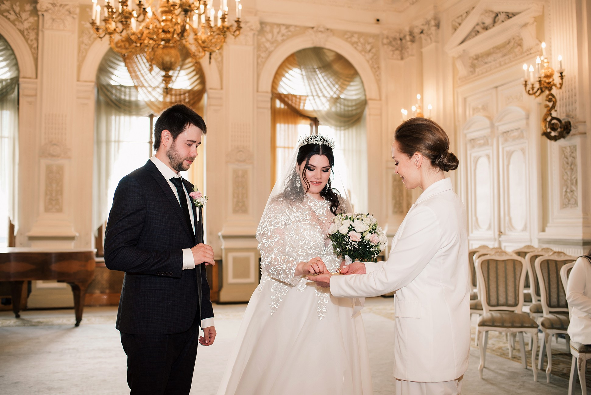 Алина и Илья. Свадебная классика. Семейный и Свадебный фотограф. Санкт-Петербург. Пушкин