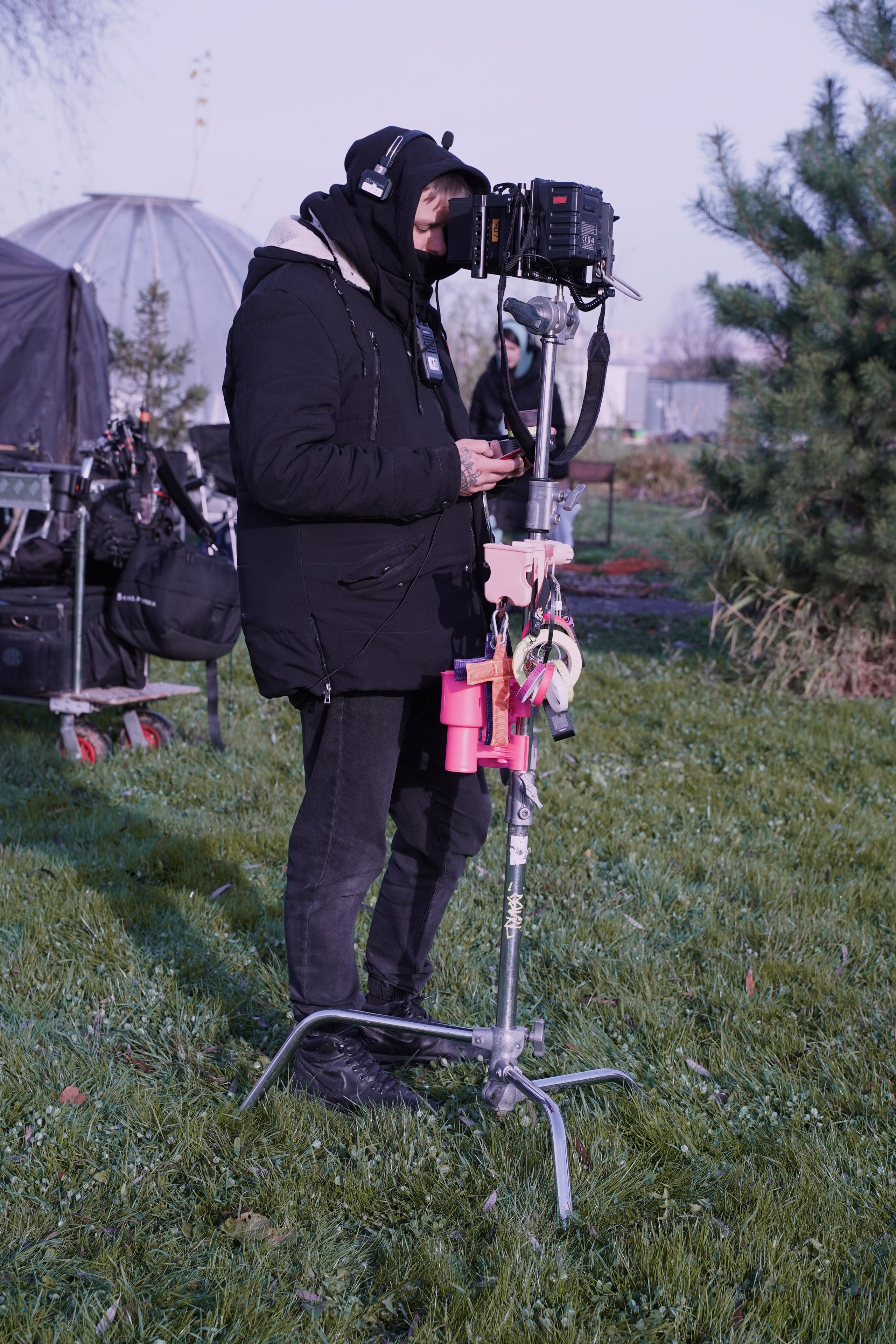 Бекстейдж съемки сериала. Krasnopoliophoto