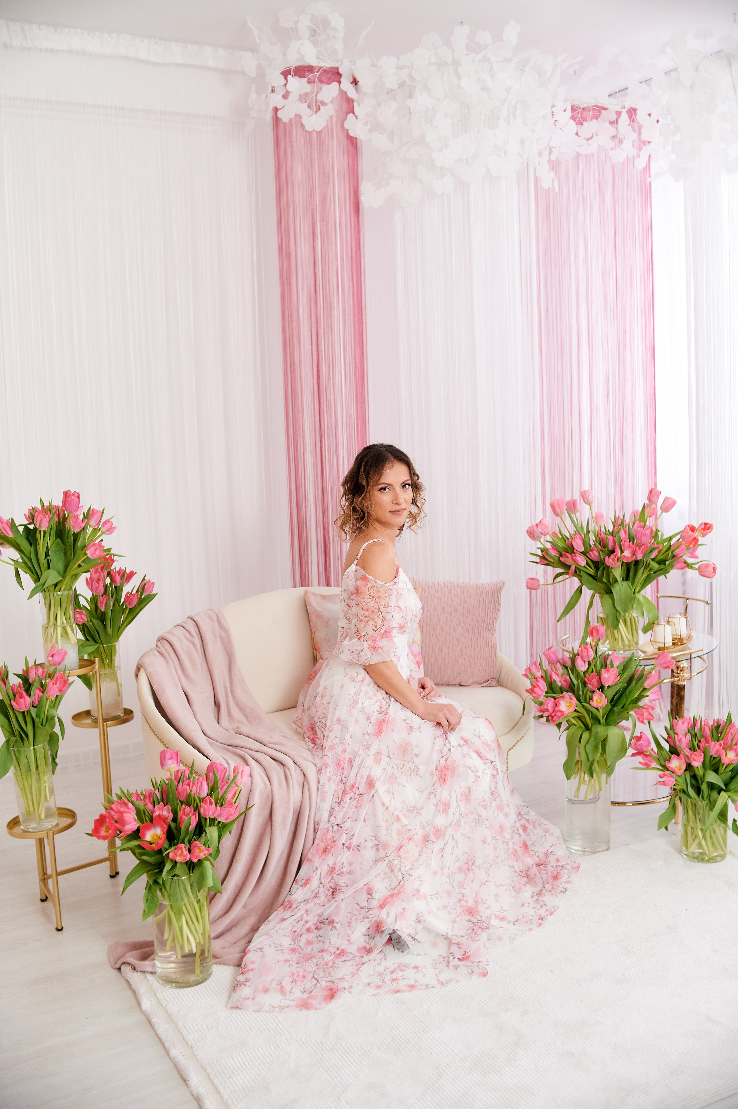 Розовые тюльпаны. Семейный и детский фотограф в г. Ногинске Ангелина Хасанова