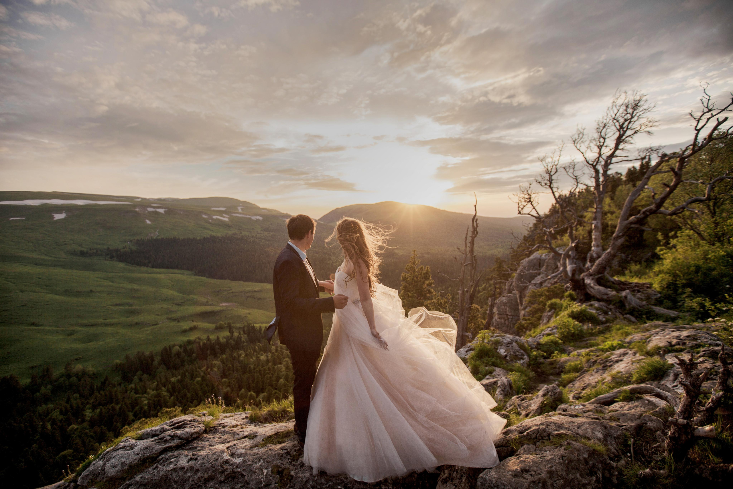 Слава и Рита прогулка в горах. Свадебный и семейный фотограф в Краснодаре