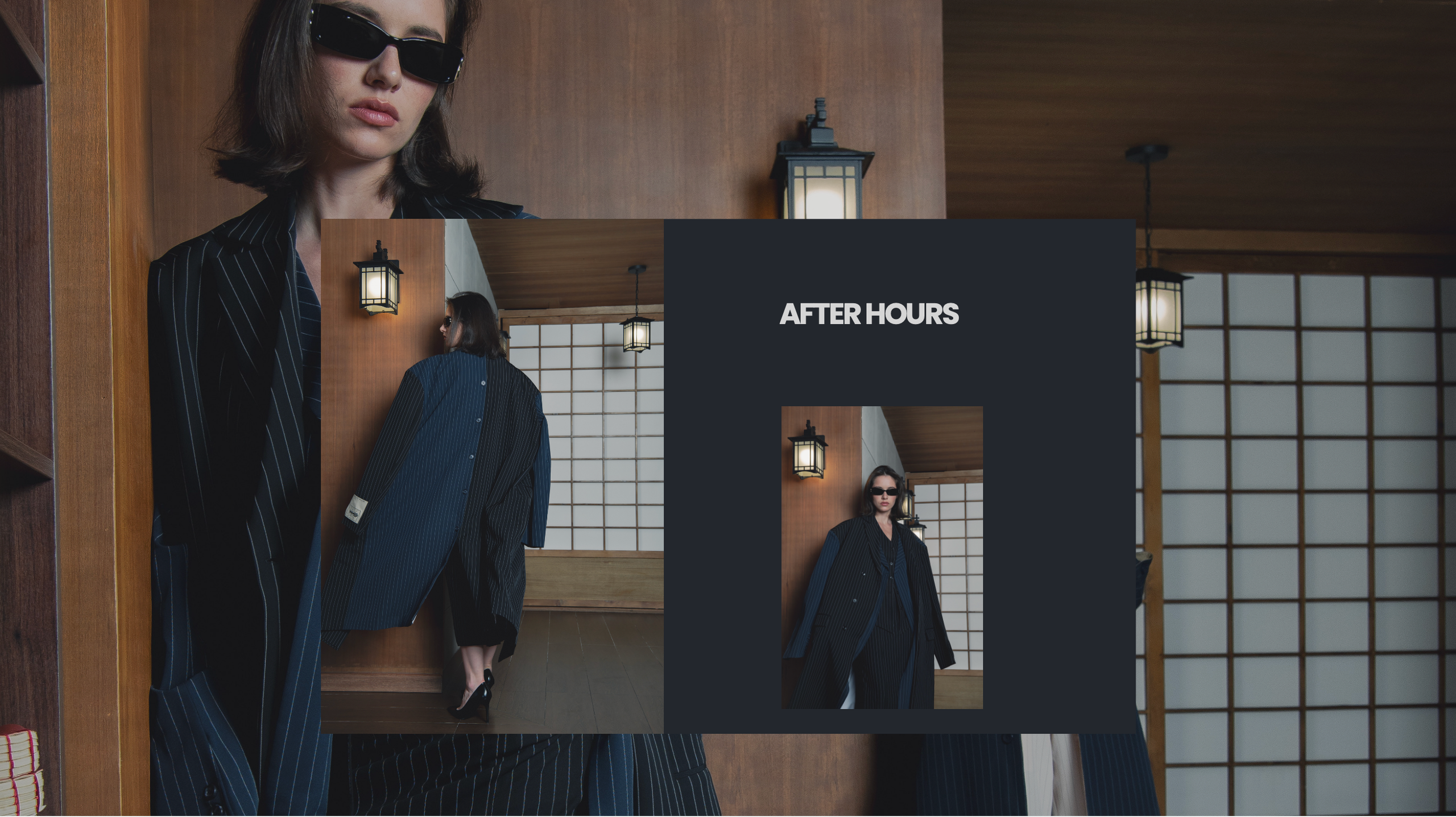 Lookbook layout for Maison Pluie Dubai brand. Elizaveta Filchenko. Fashion-photographer and director
