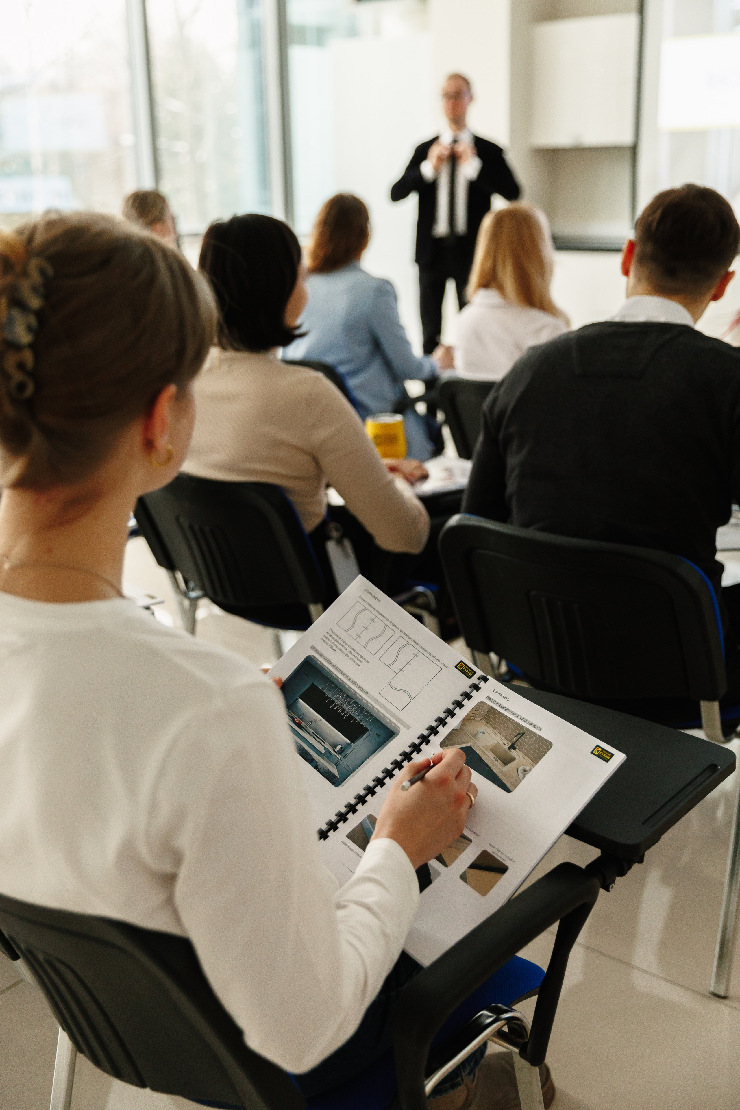 The company's training center for Stylish kitchens and interiors. Commercial photographer | Anton Ermakov